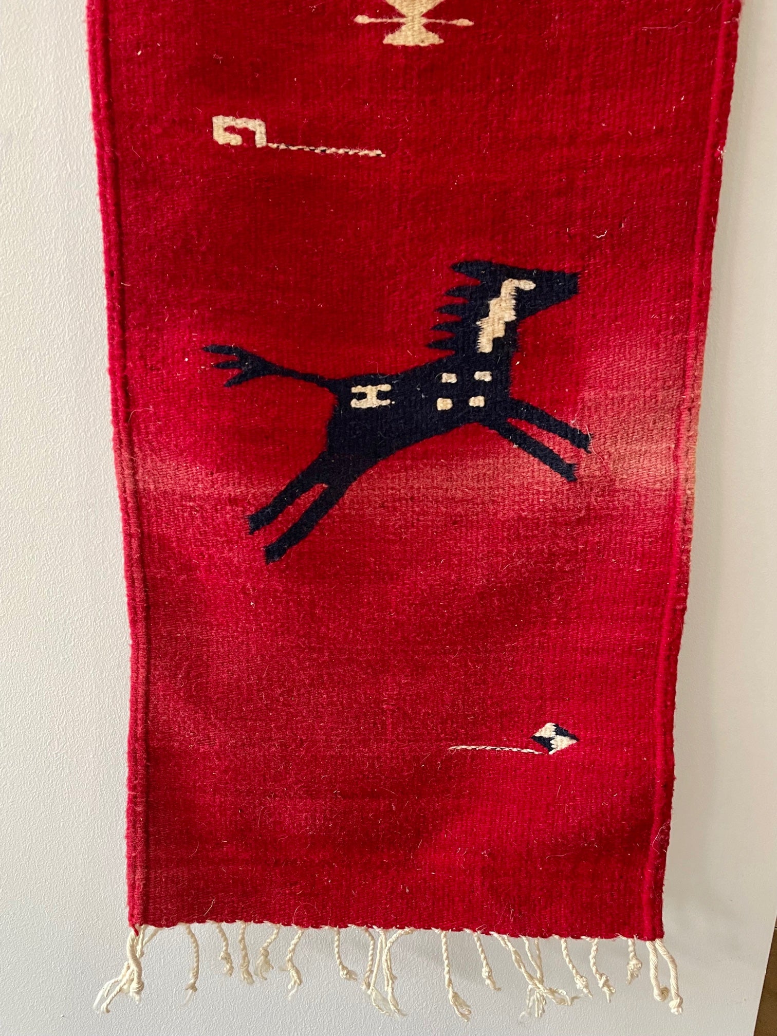 Vintage Red Woven Runner