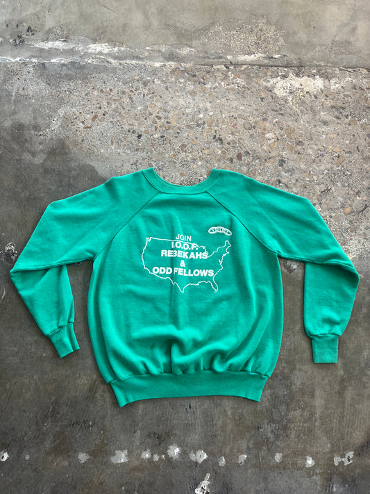 Green Rebekahs Crewneck