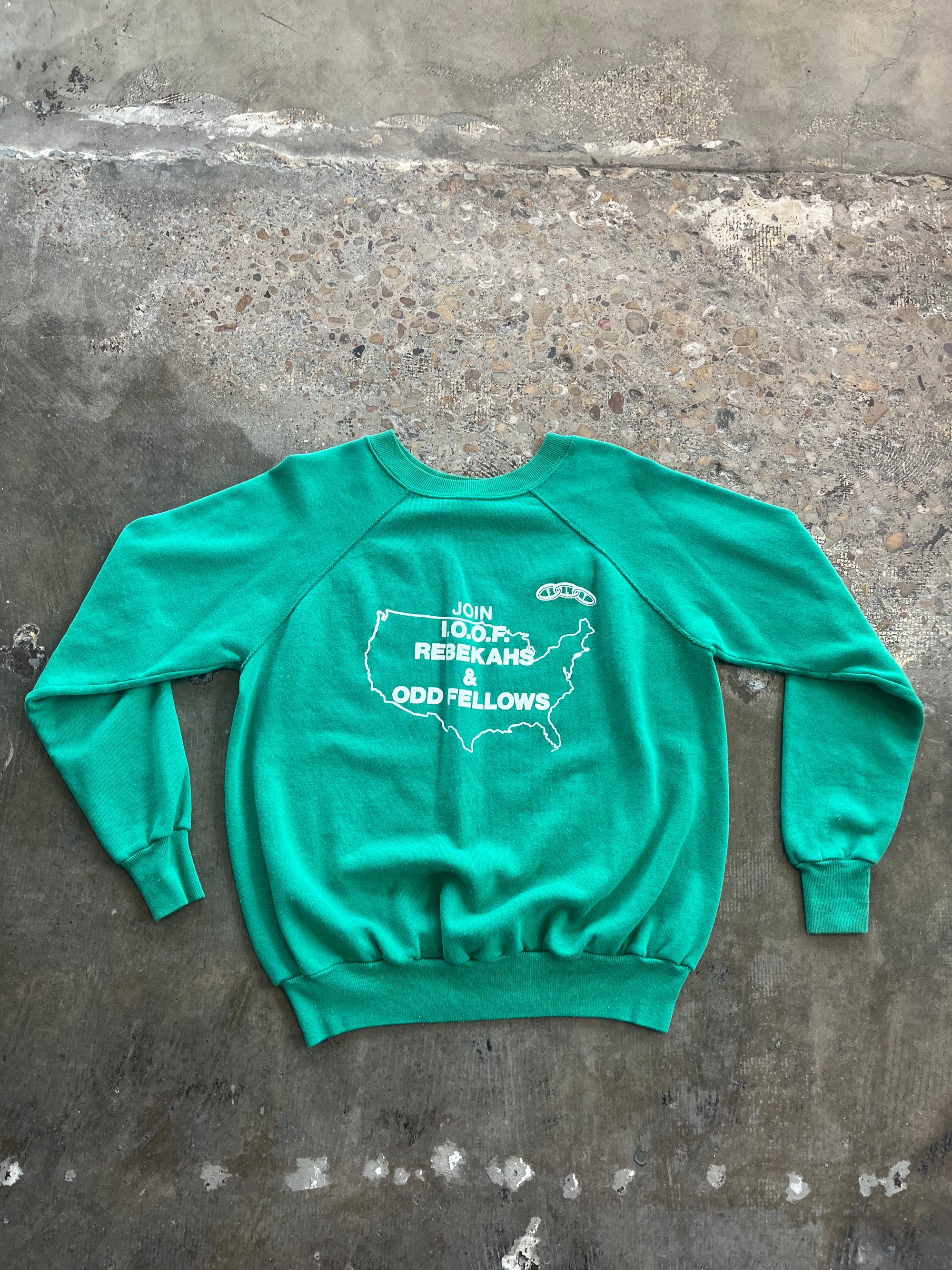 Green Rebekahs Crewneck