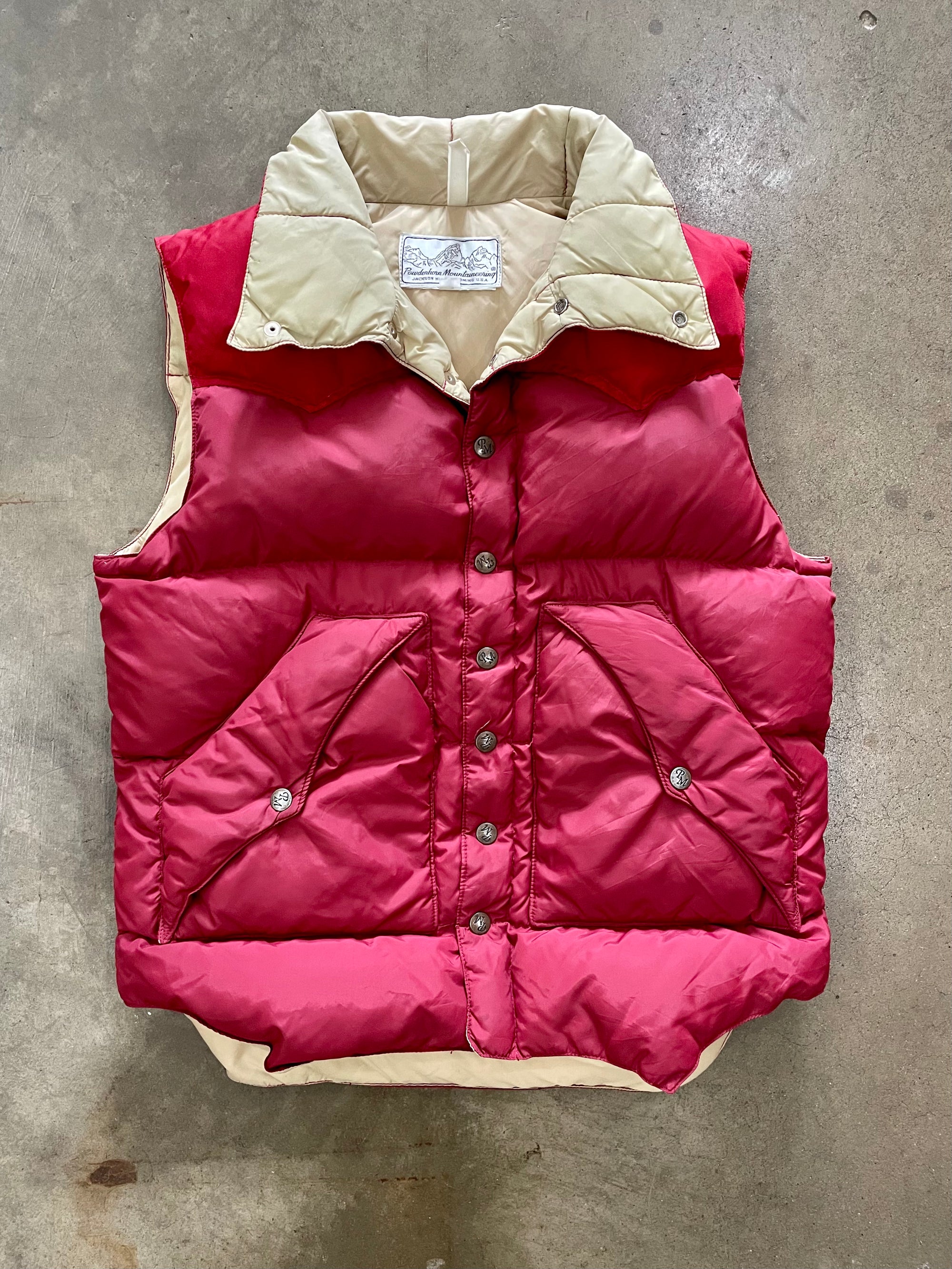Vintage Powderhorn Mountaineering Puffer Vest