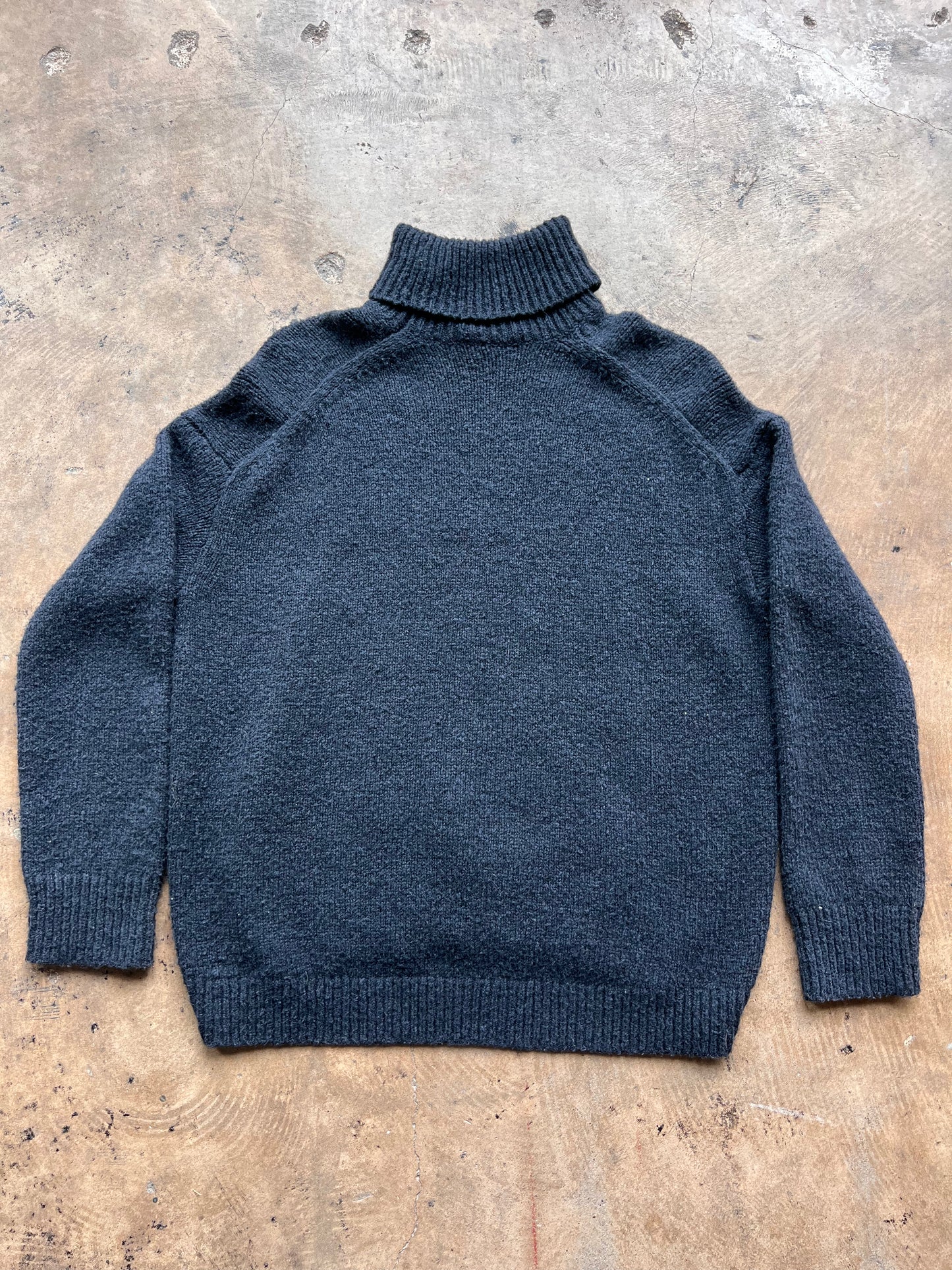 Navy Turtleneck Sweater