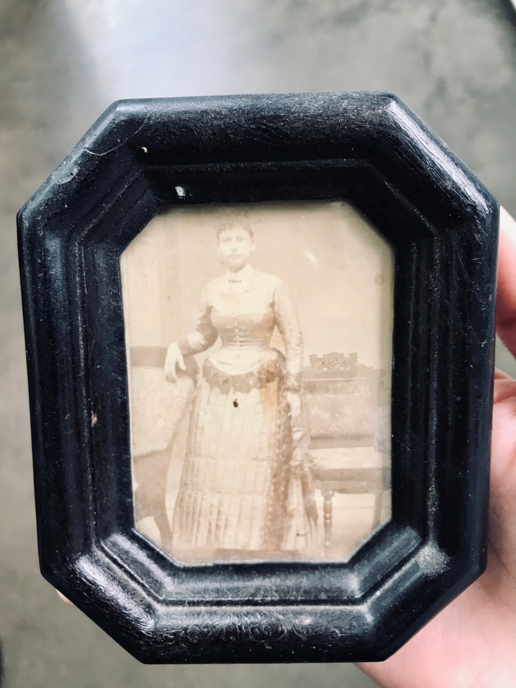 Vintage Victorian Woman Small Portrait
