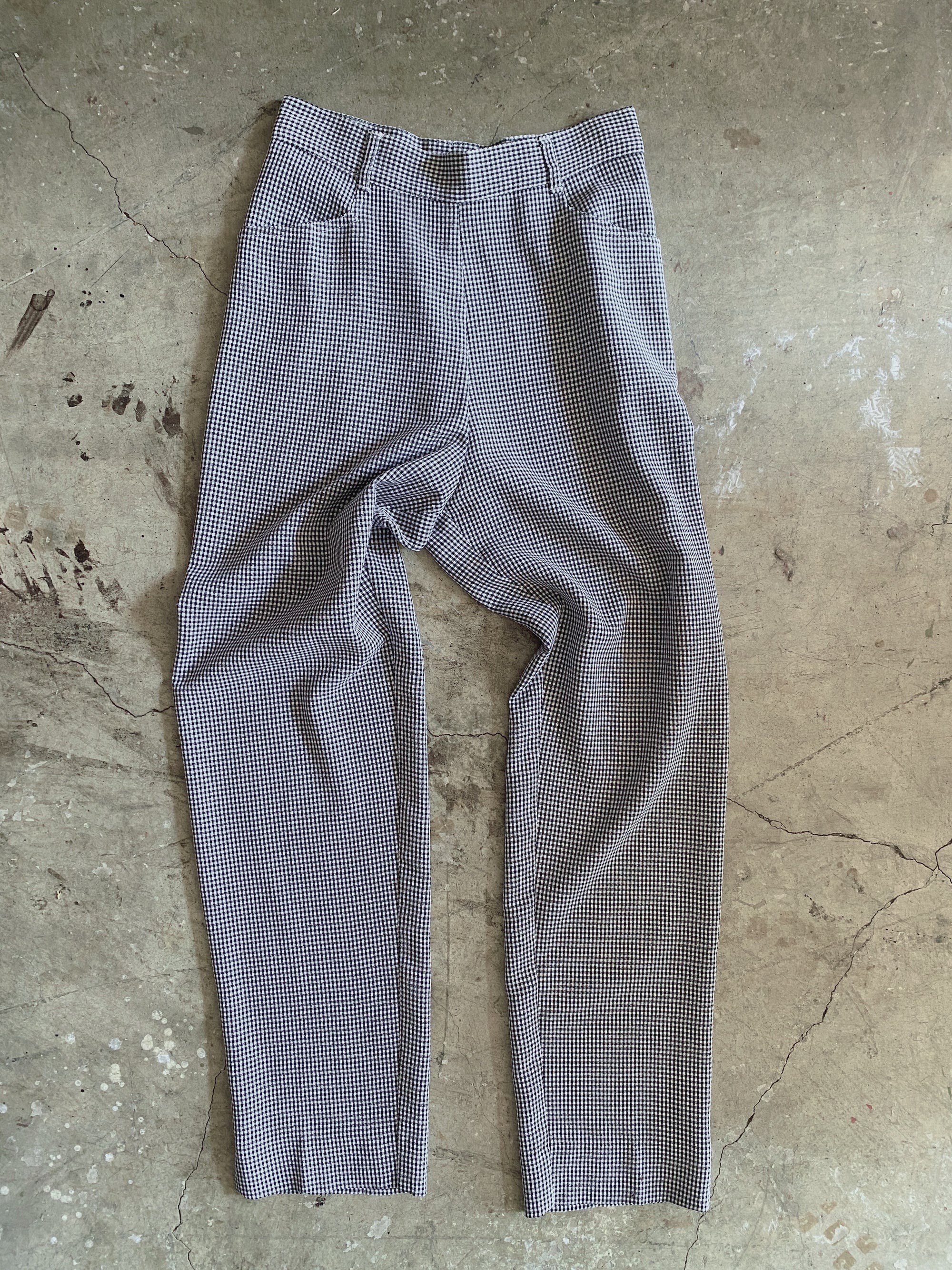 1980's Gingham Trouser