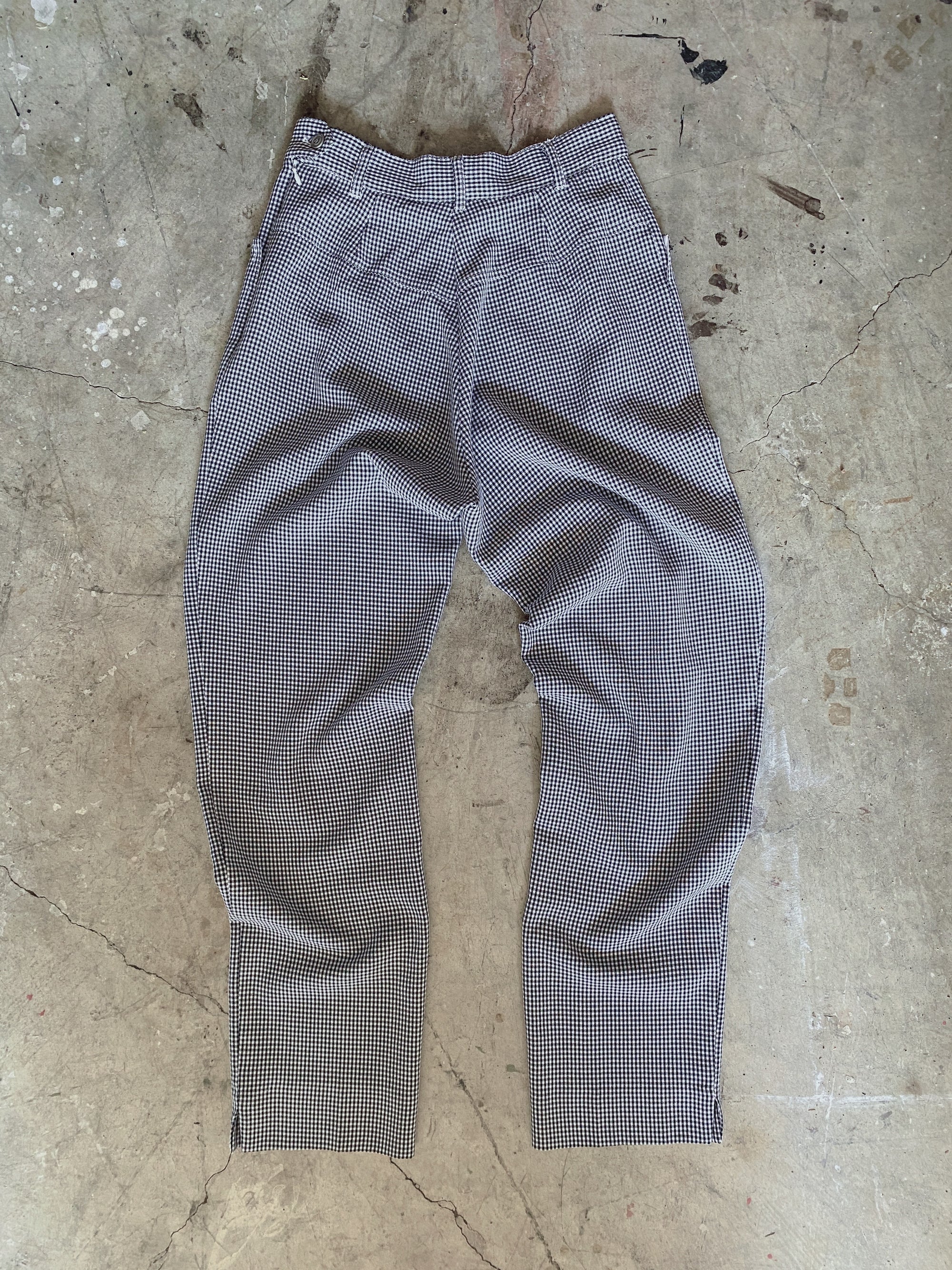 1980's Gingham Trouser