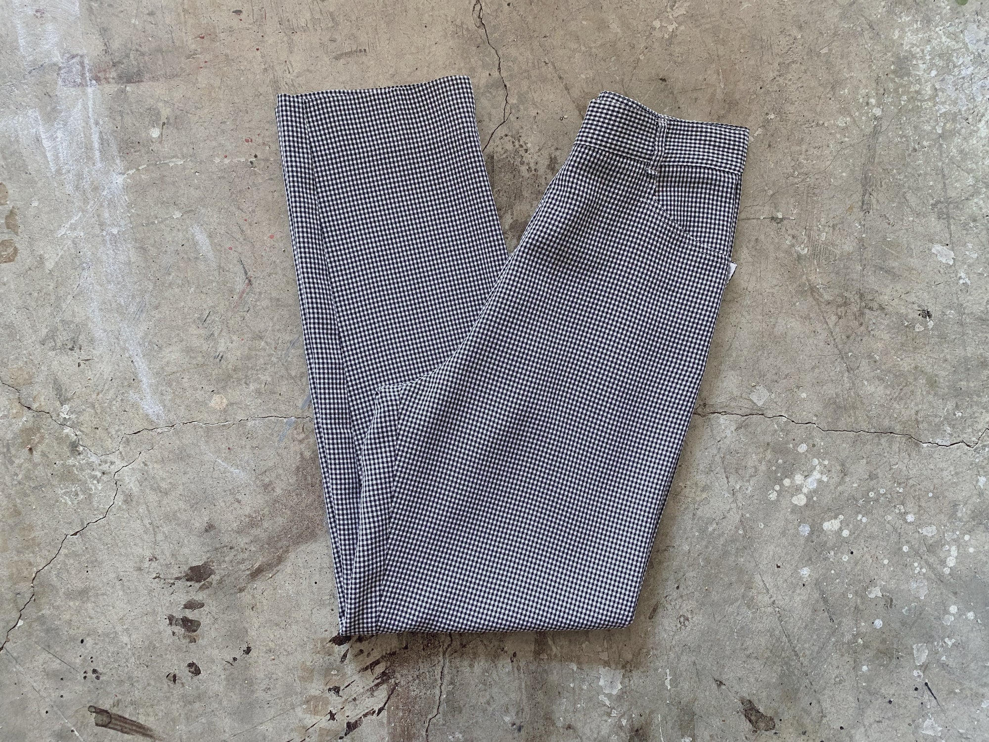 1980's Gingham Trouser