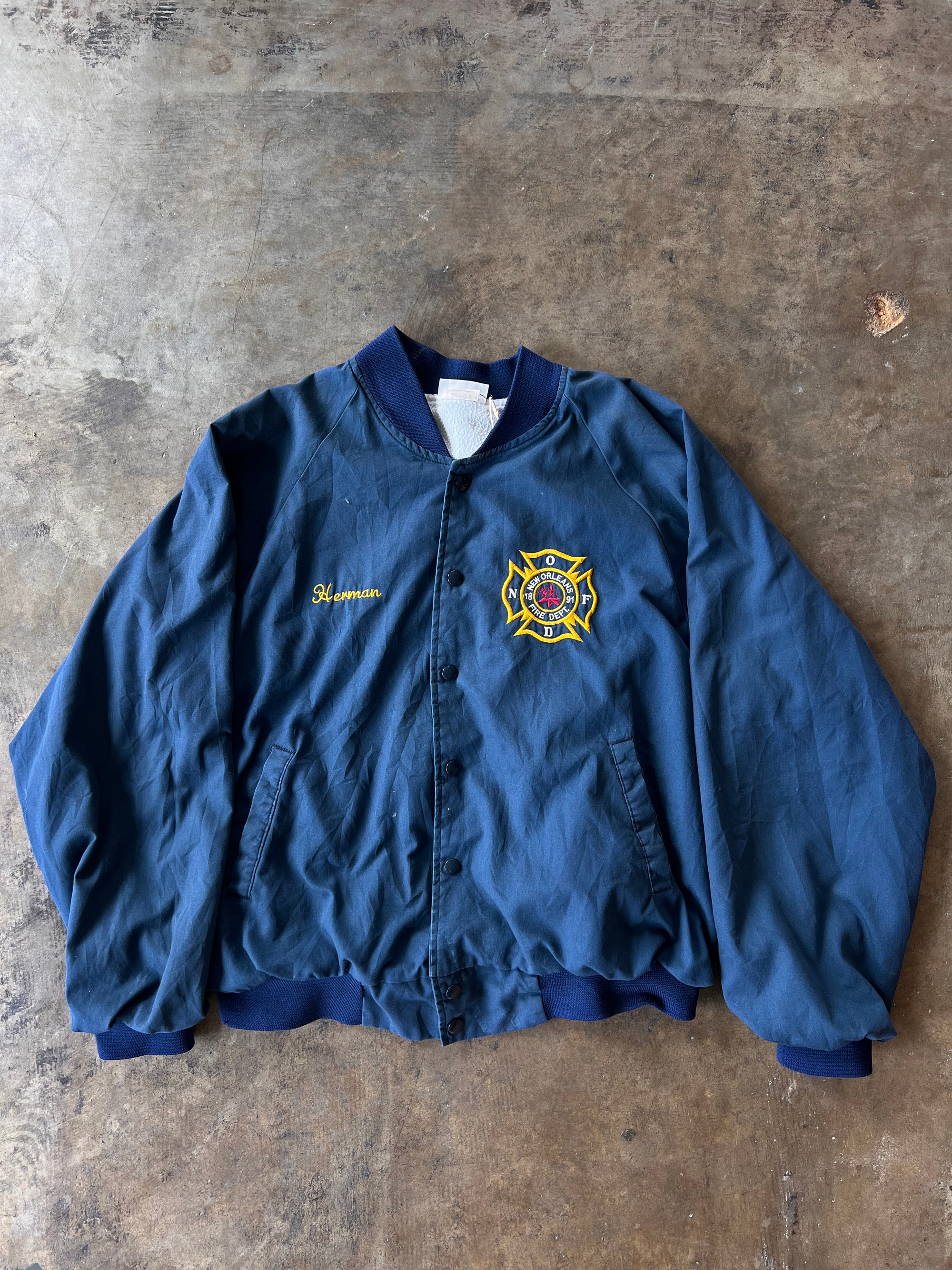 Vintage New Orleans Fire Dept Club Jacket