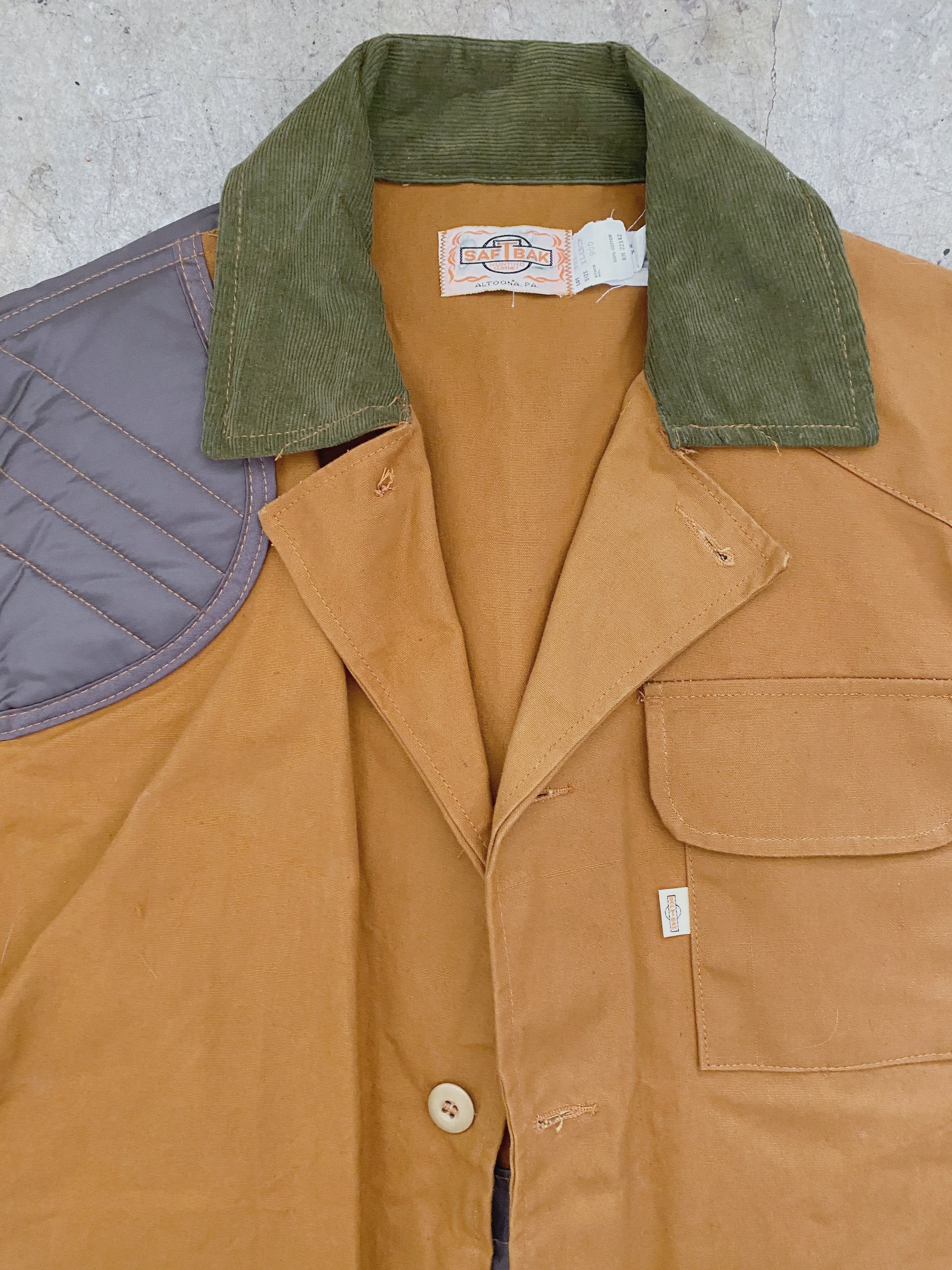 1960's-70's SAFTBAK Camel Hunting Jacket
