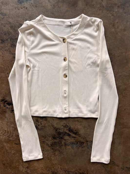 Ribbed Cardigan