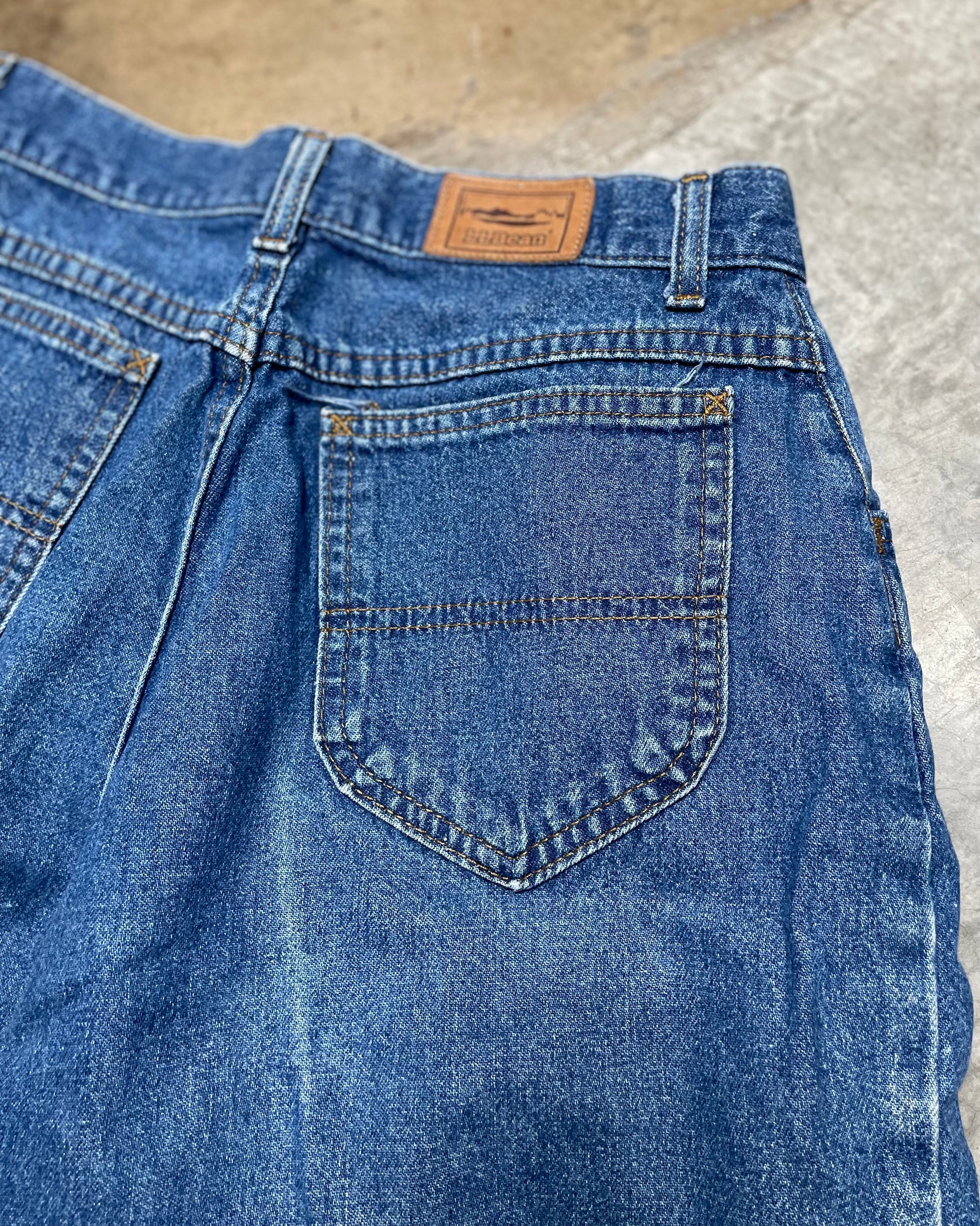 Vintage LL Bean Denim Bermuda Shorts