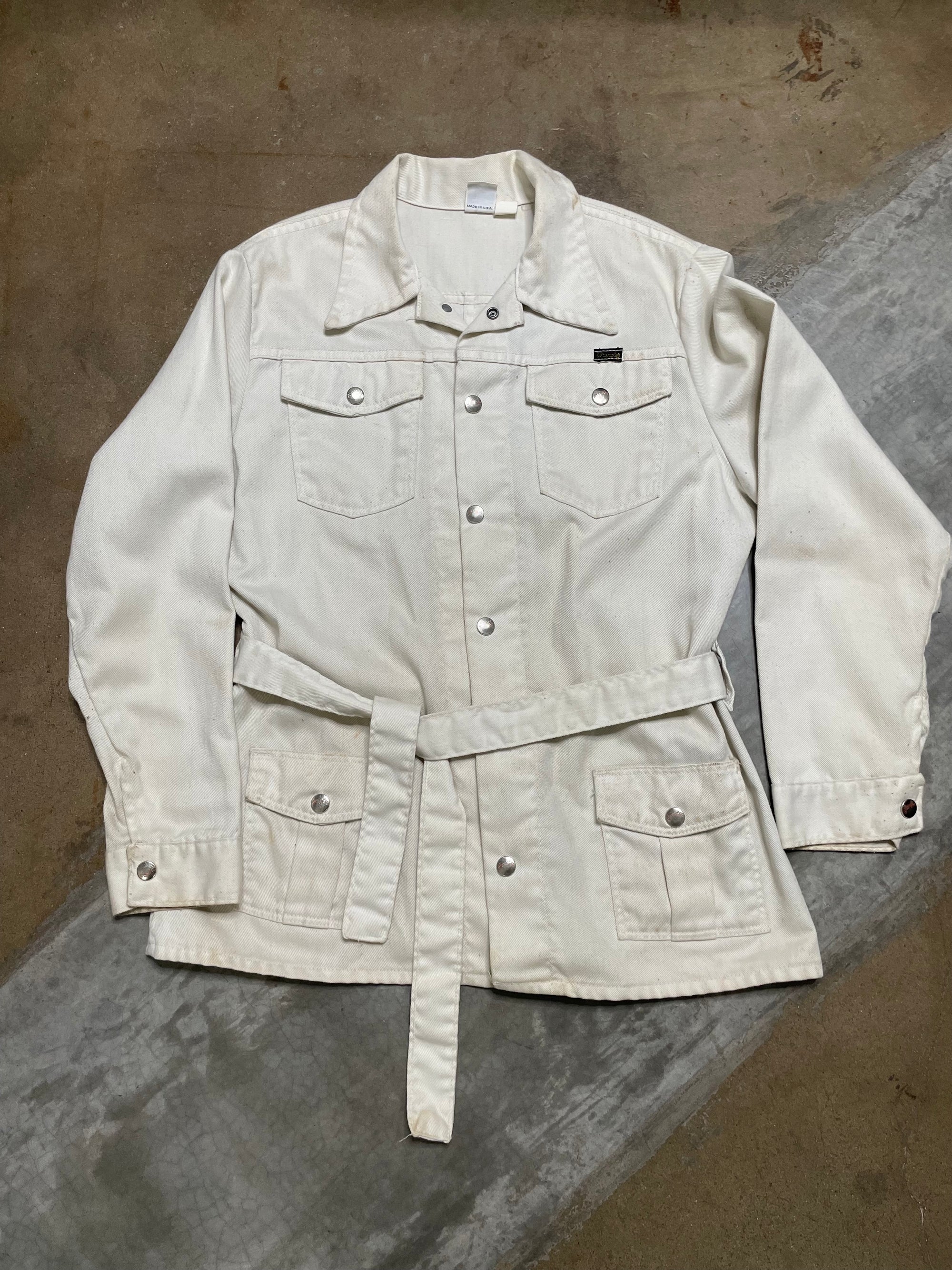 Vintage Wrangler Cream Denim Jacket