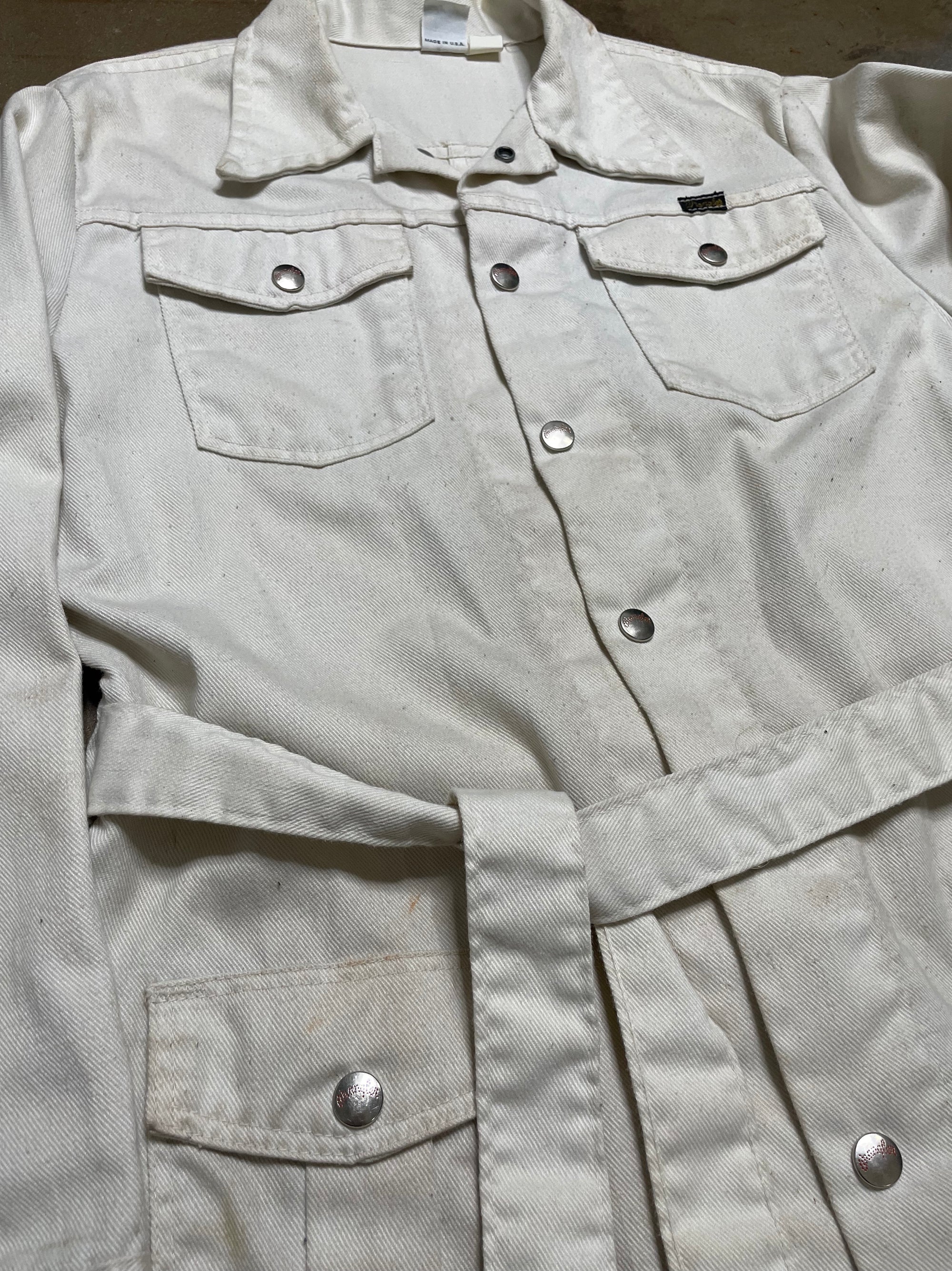Vintage Wrangler Cream Denim Jacket