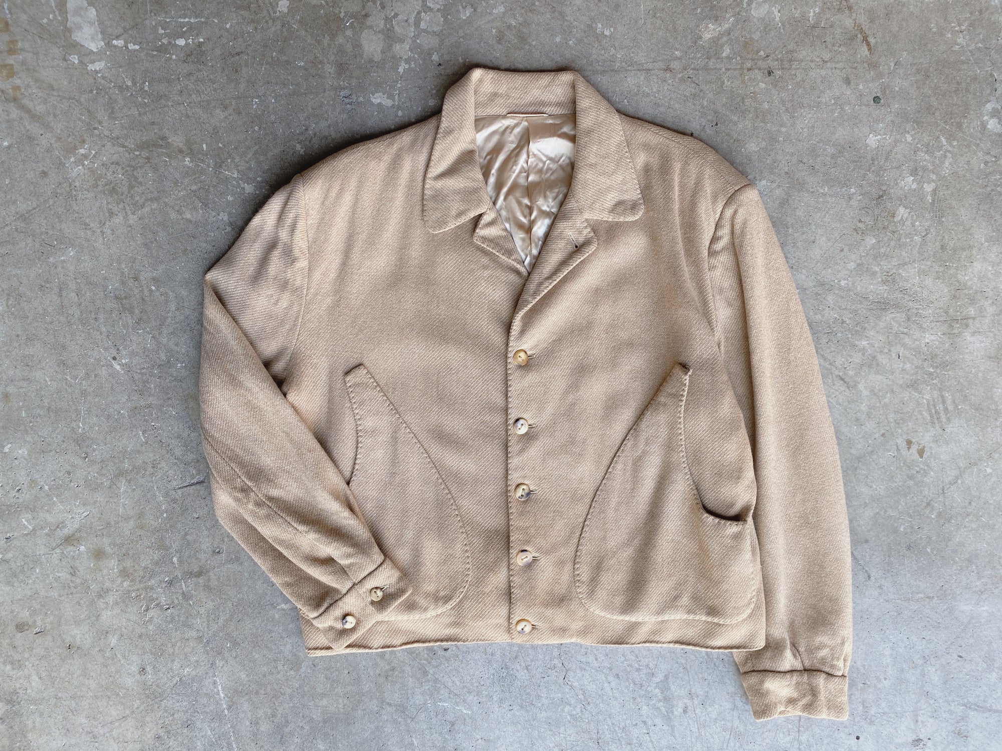 1950's Camel Wool Bomber