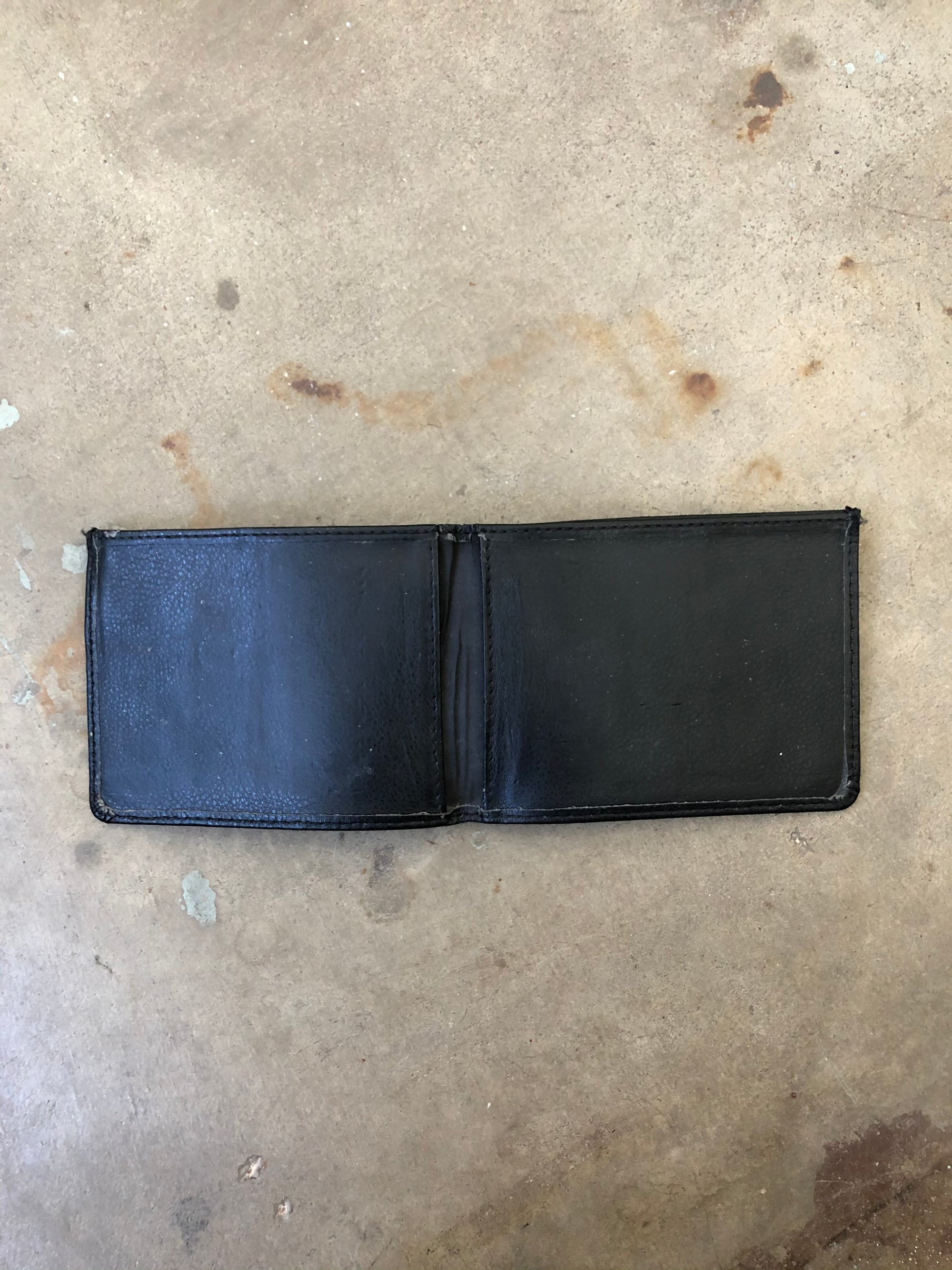 Vintage Black Leather Wallet