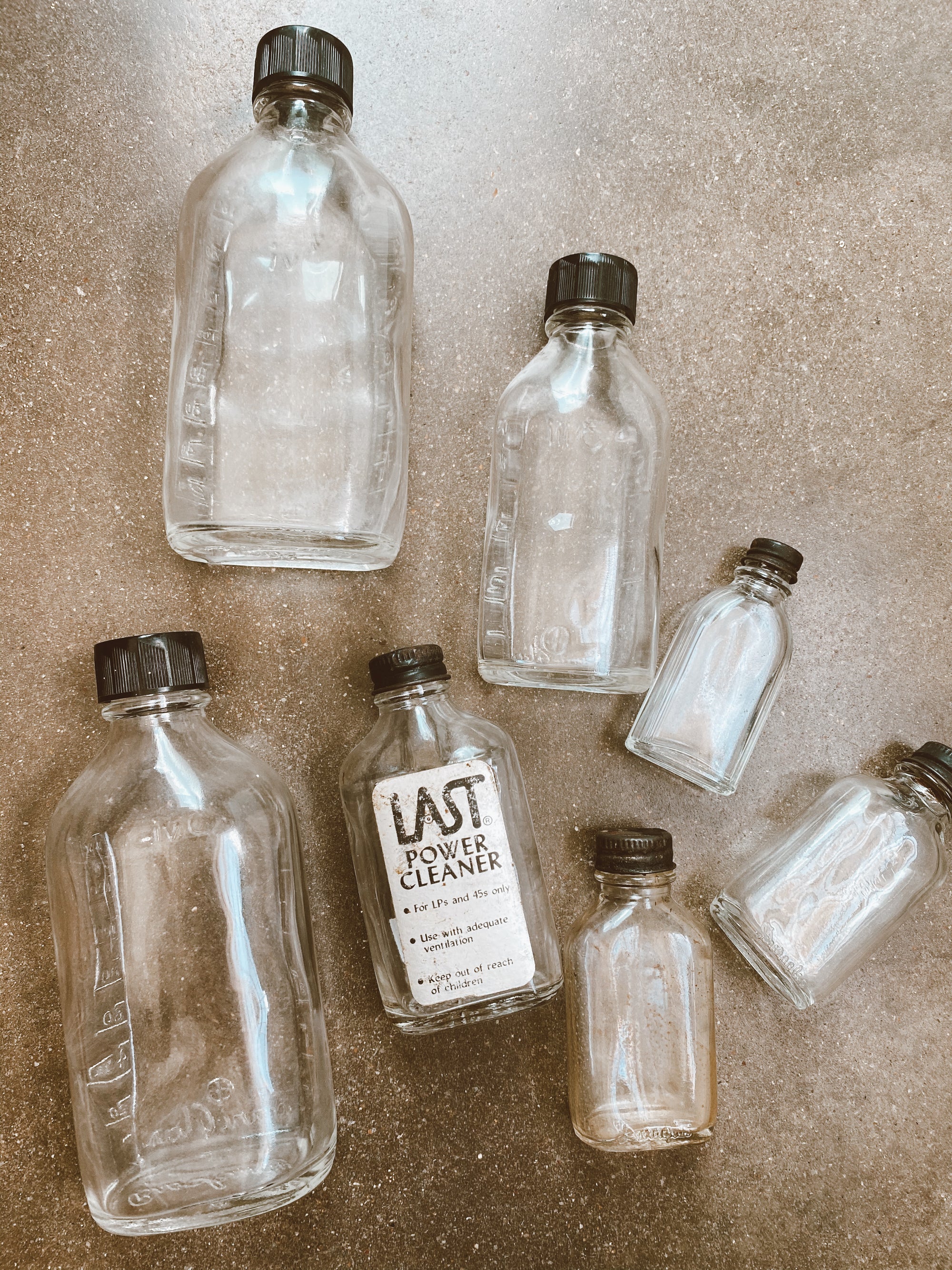 Vintage Medicine Bottle Set
