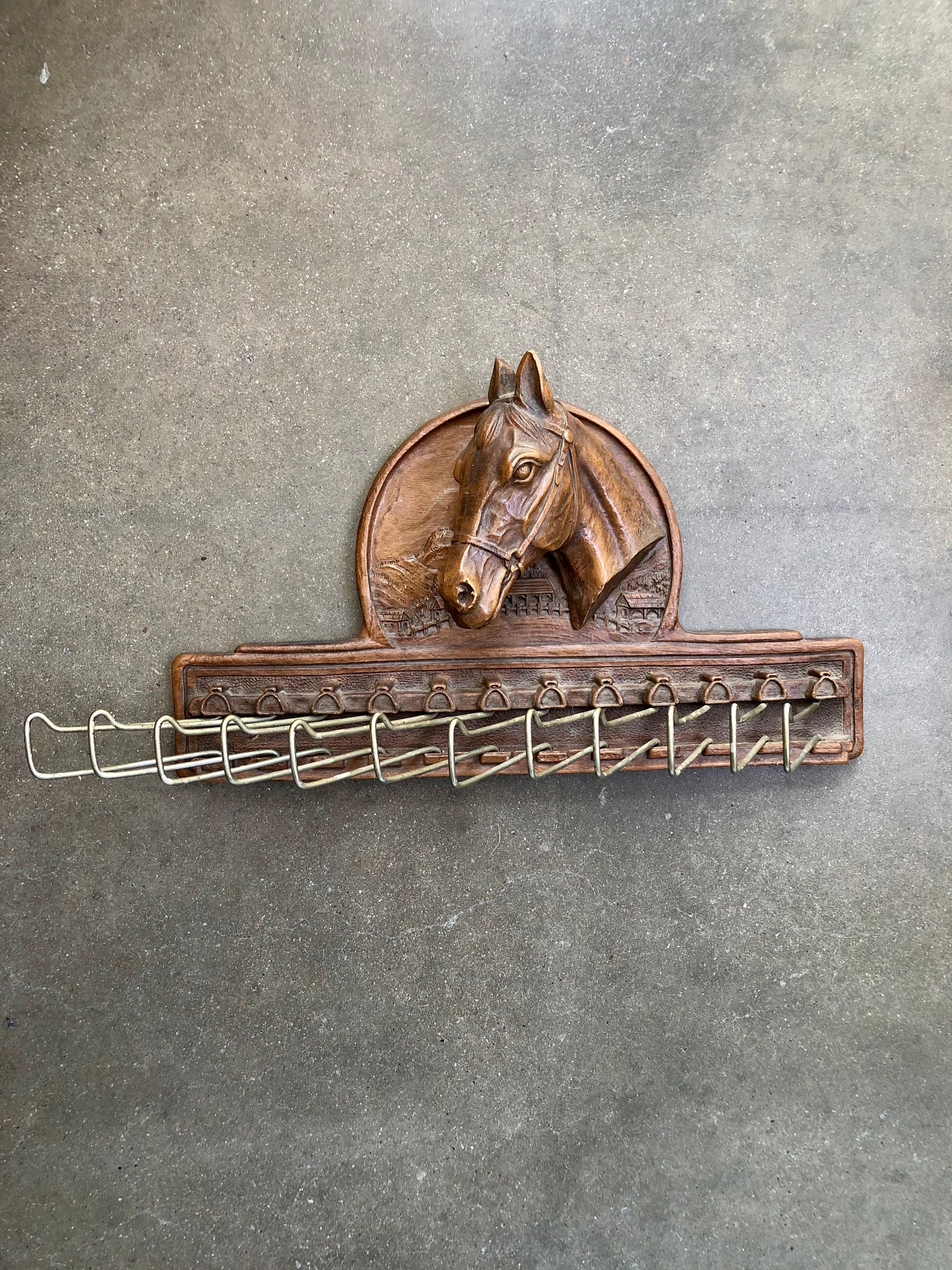 Vintage Horse Belt Hanger