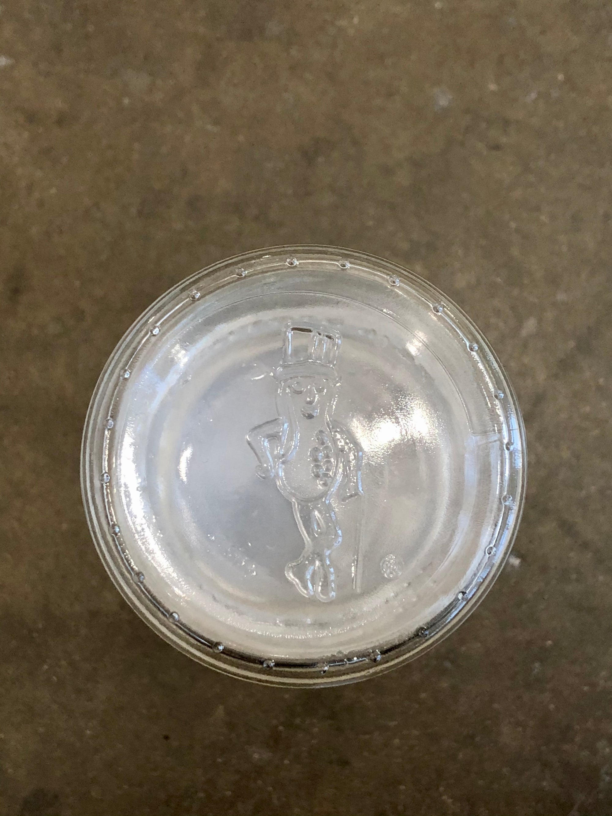 Vintage Planters Mr. Peanuts 75th Anniversary Glass Jar