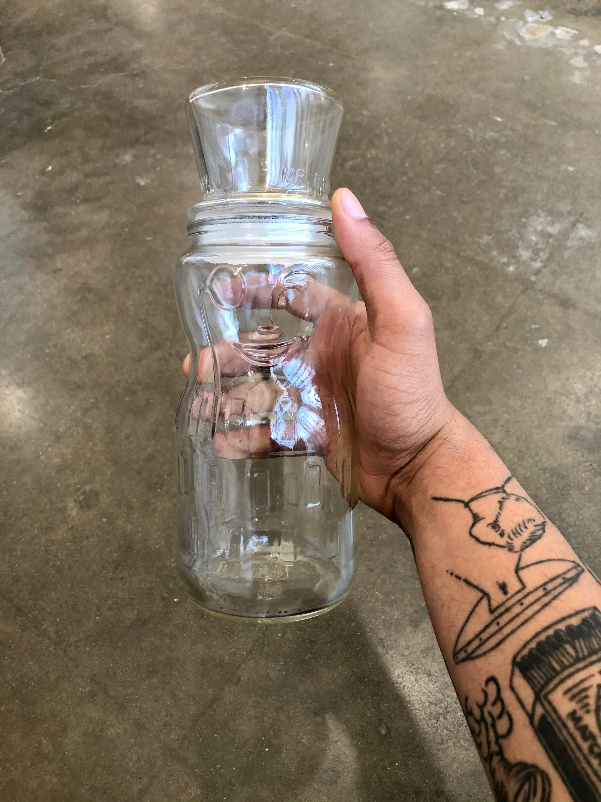 Vintage Planters Mr. Peanuts 75th Anniversary Glass Jar