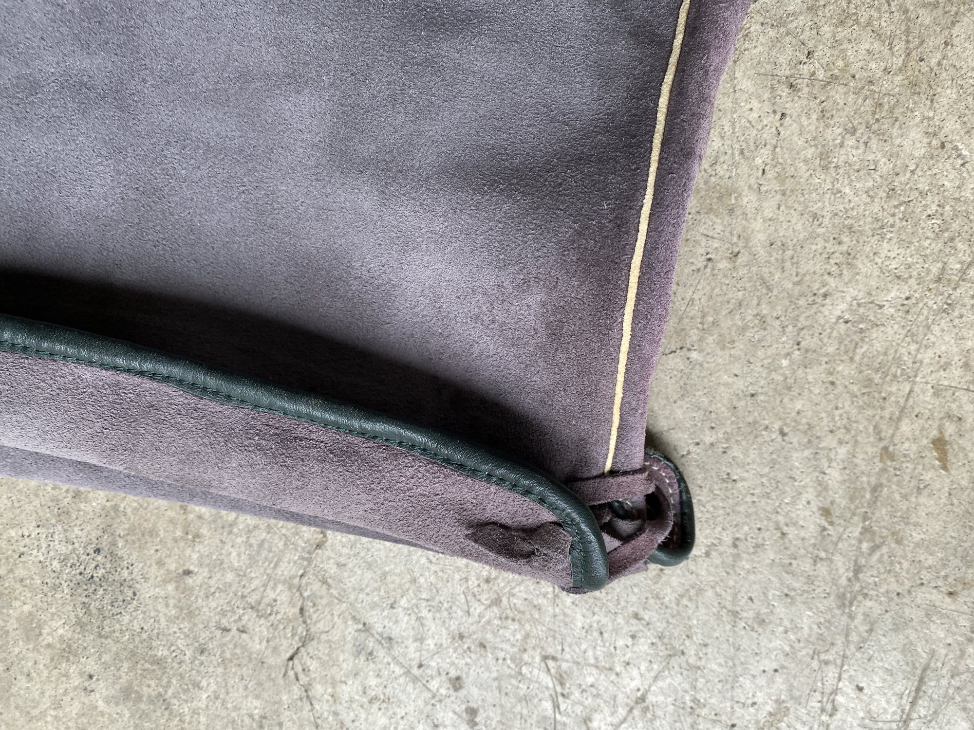 Vintage Lavender Suede Lederhosen Shorts