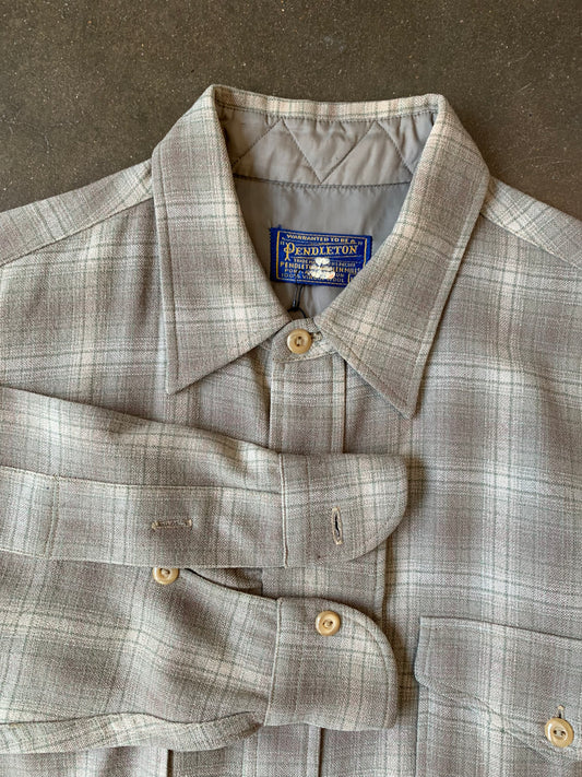 Vintage Olive Plaid Pendleton Button Up