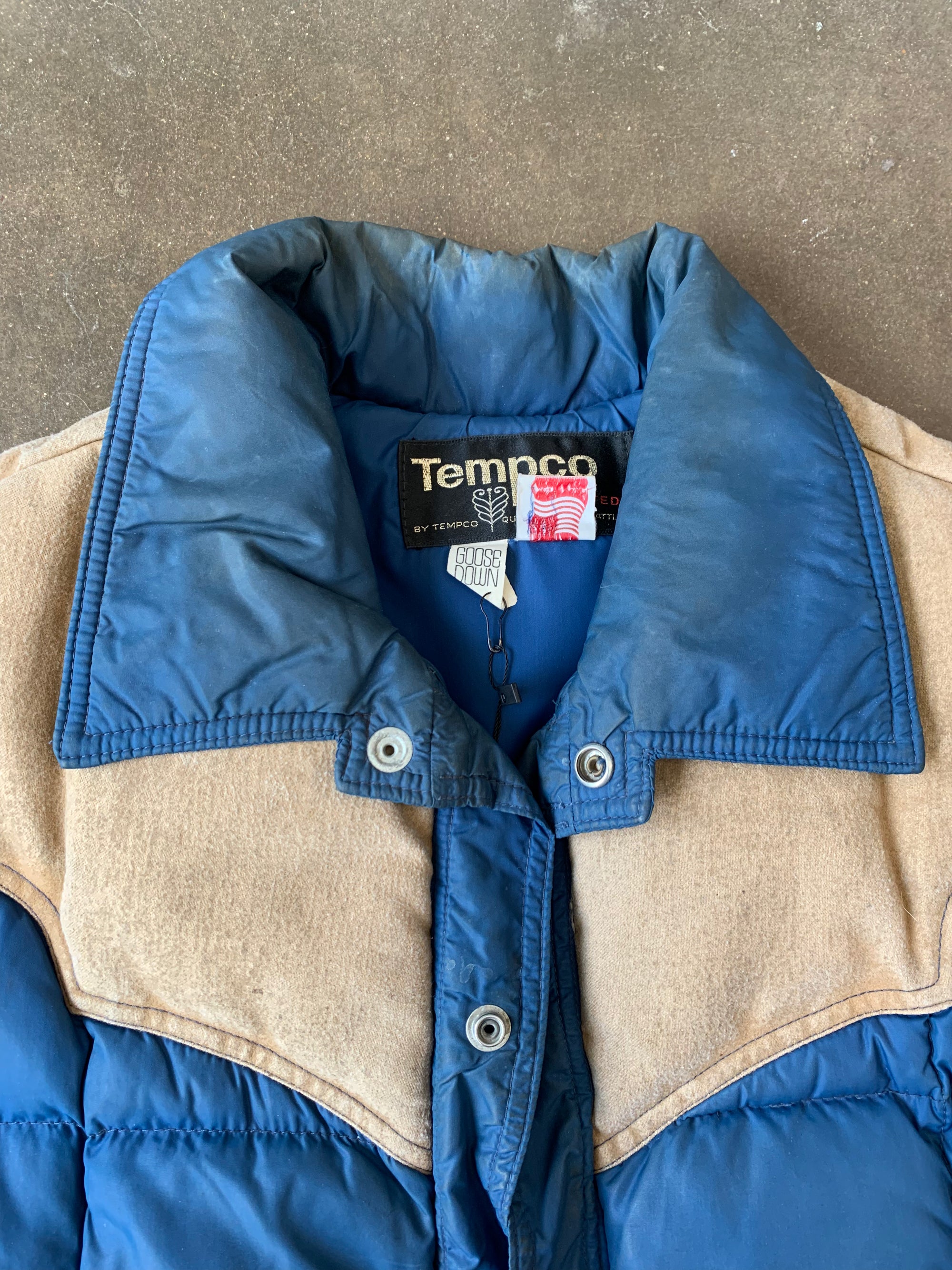 Vintage Tempco Goose Insulated Vest