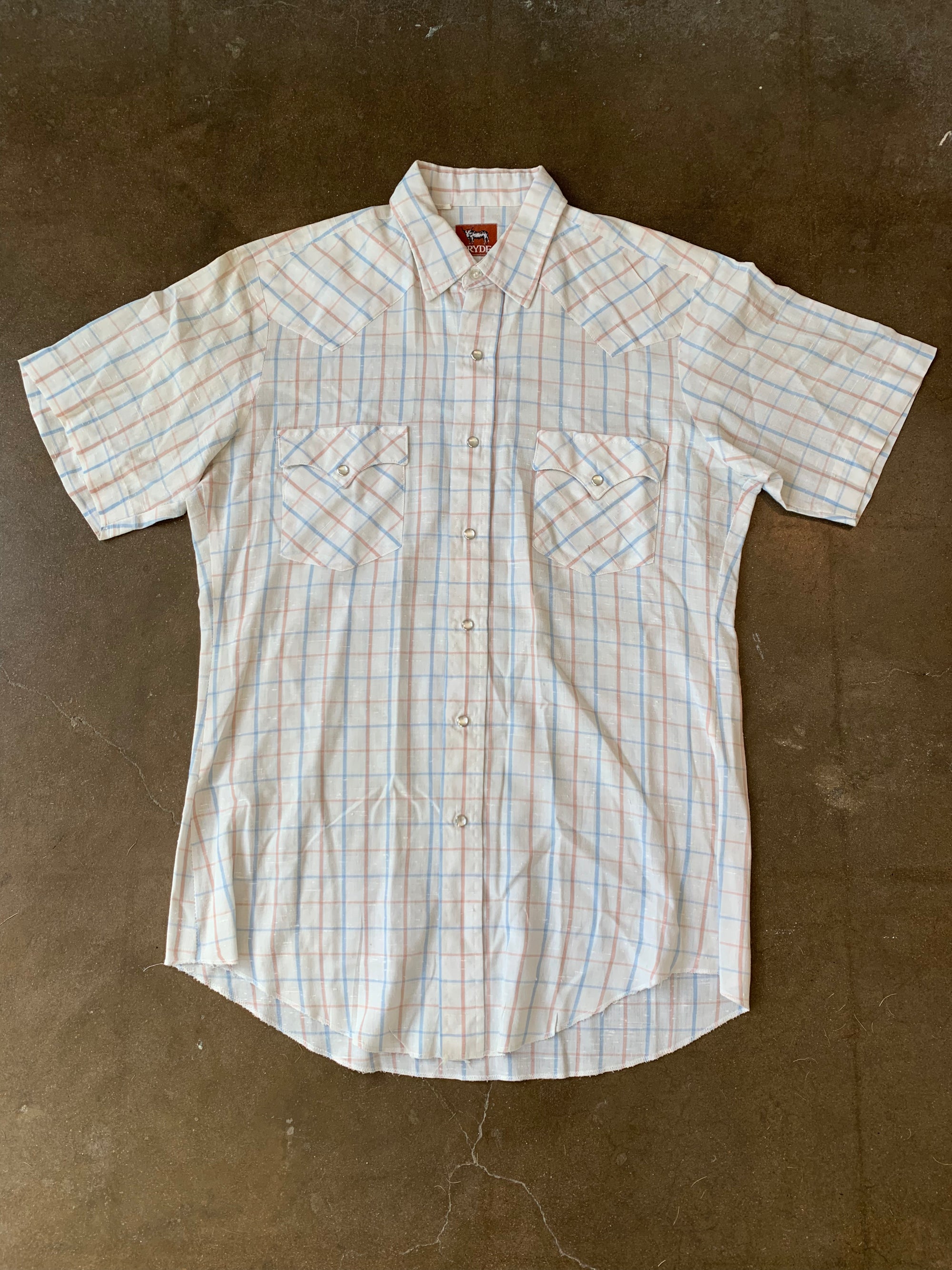 PRYDE Pastel Short Sleeve Pearl Snap