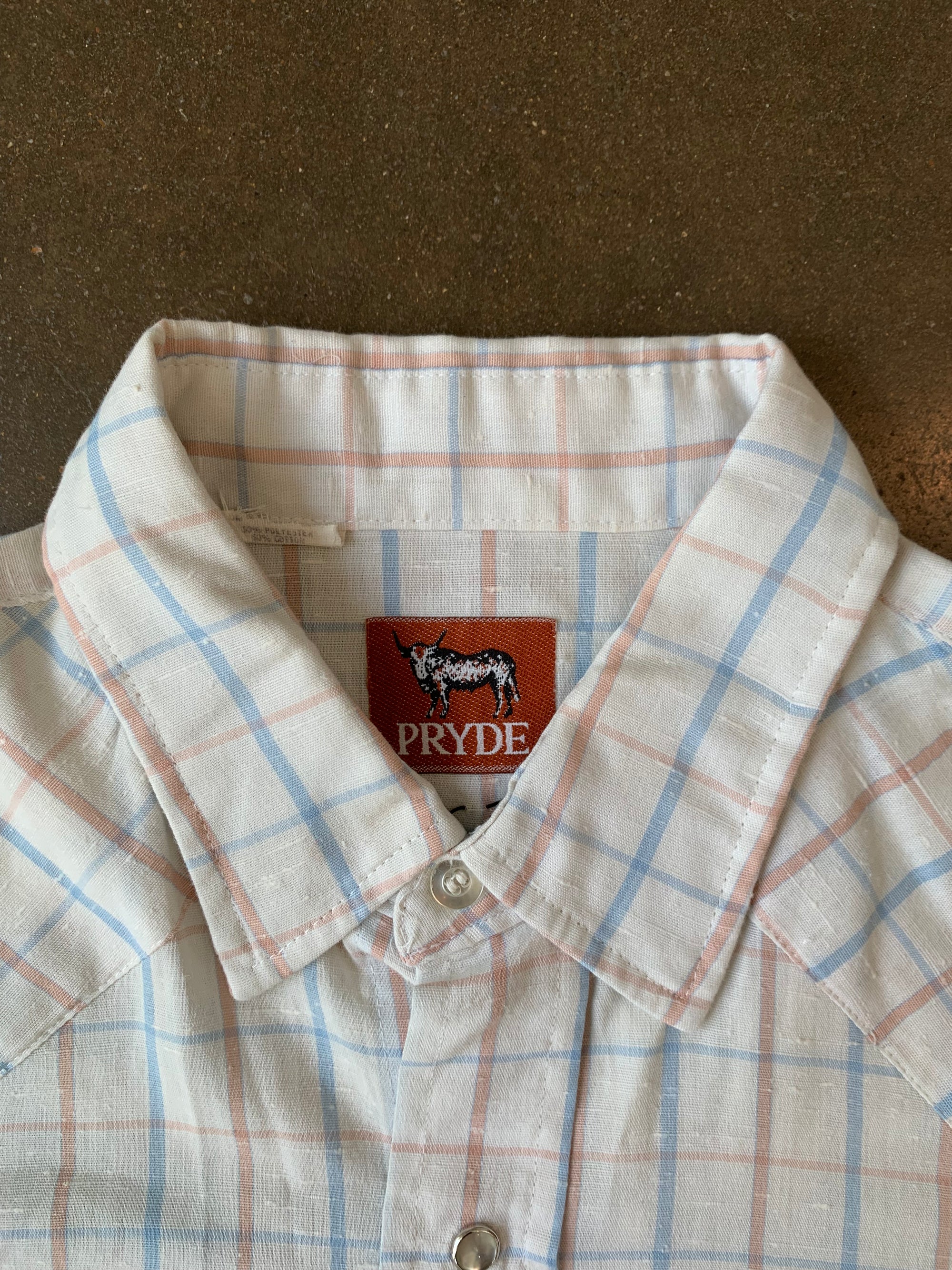 PRYDE Pastel Short Sleeve Pearl Snap