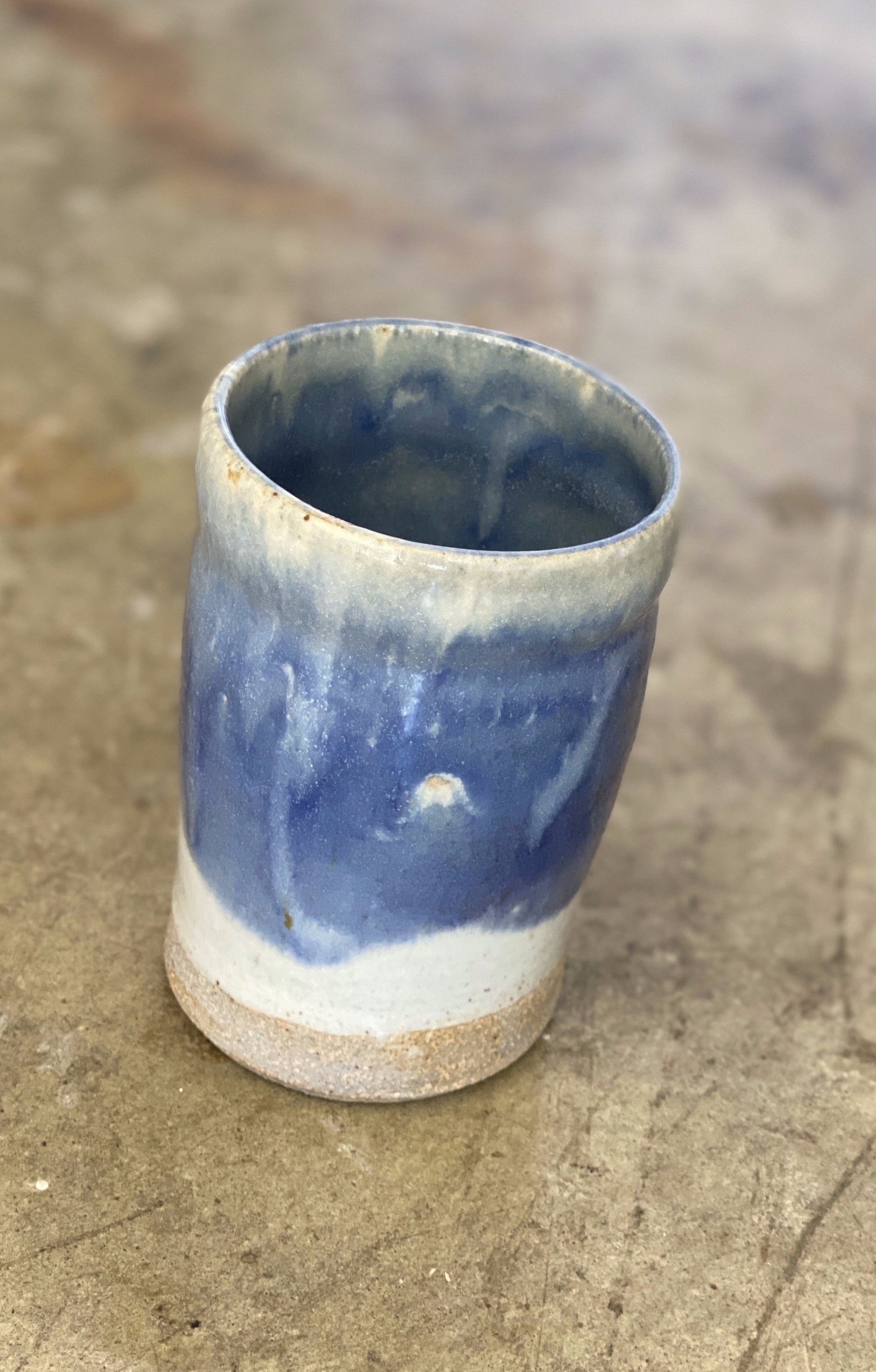 Blue and White Ceramic Vase