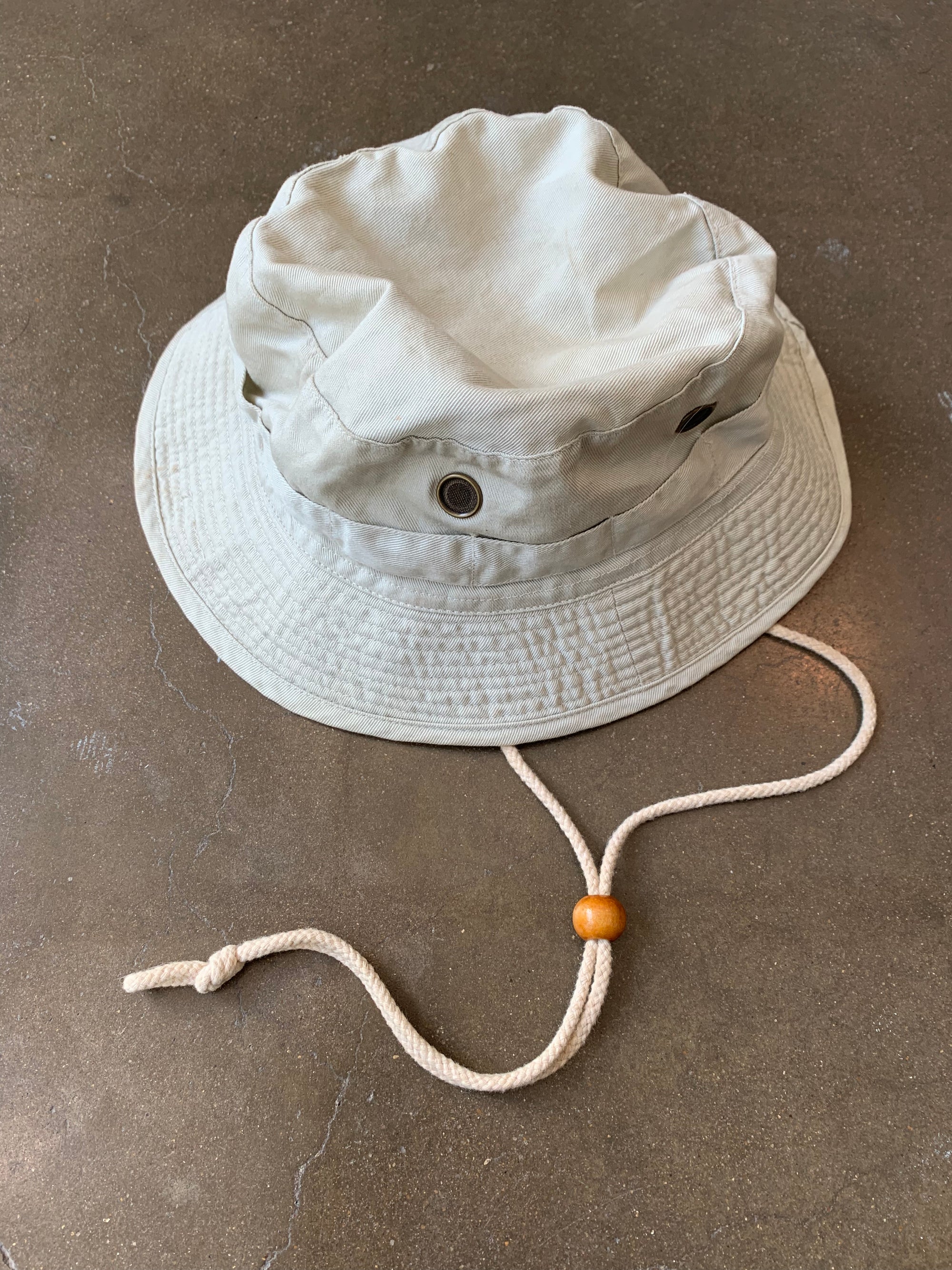 Vintage Khaki Bucket Hat