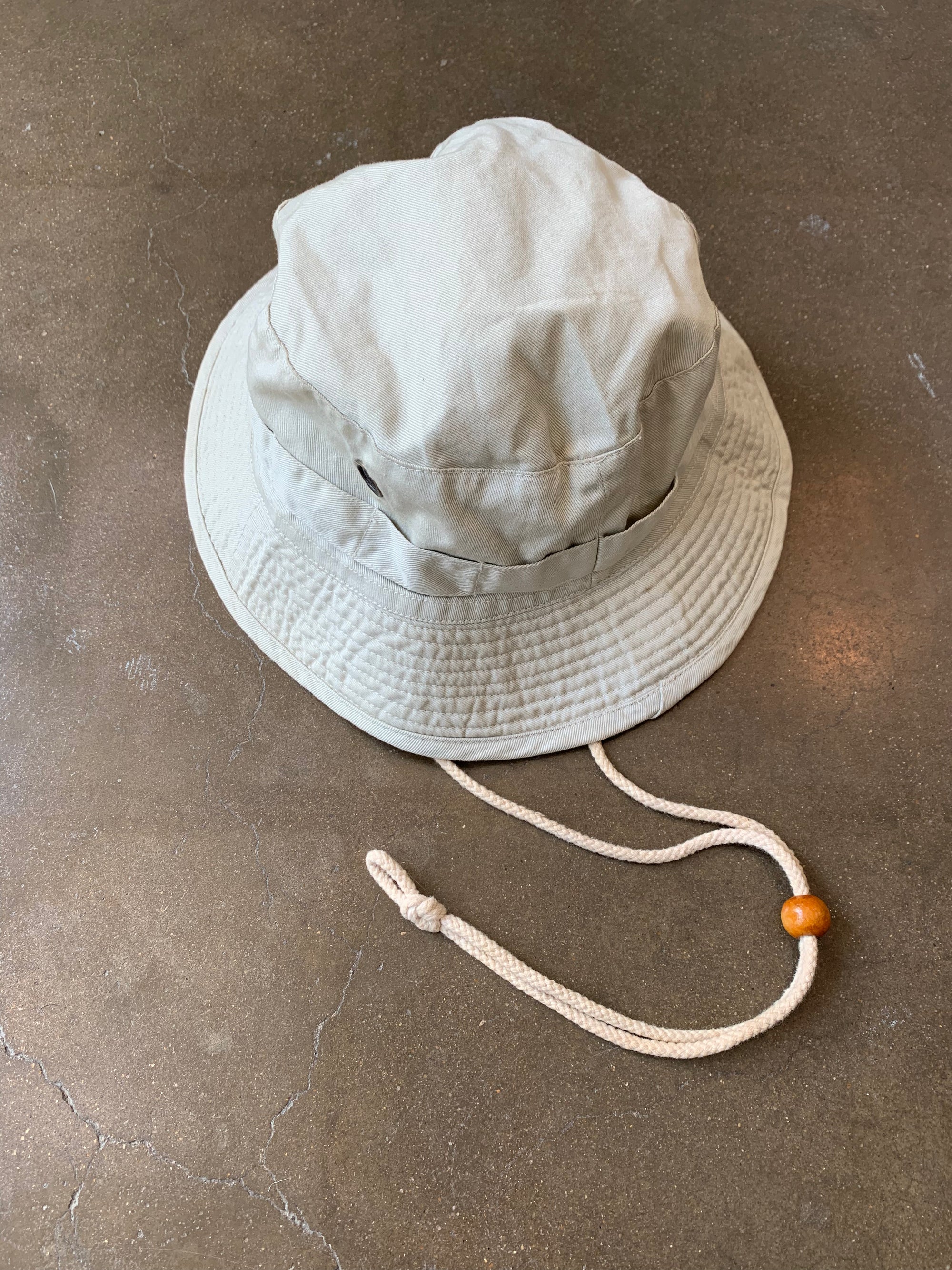 Vintage Khaki Bucket Hat