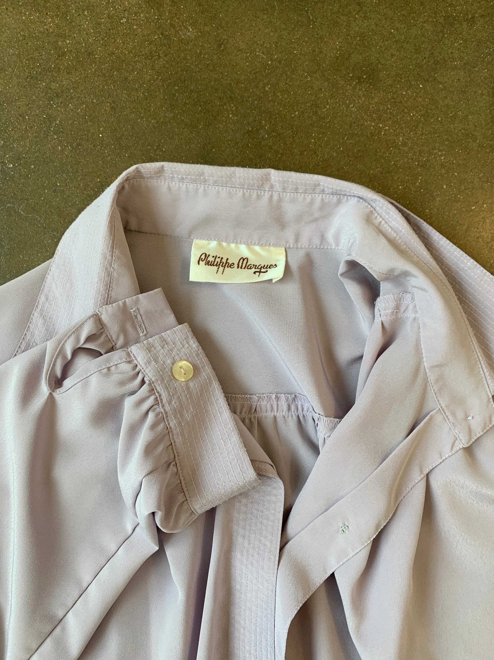 Vintage Lilac Philippe Marques Button Down