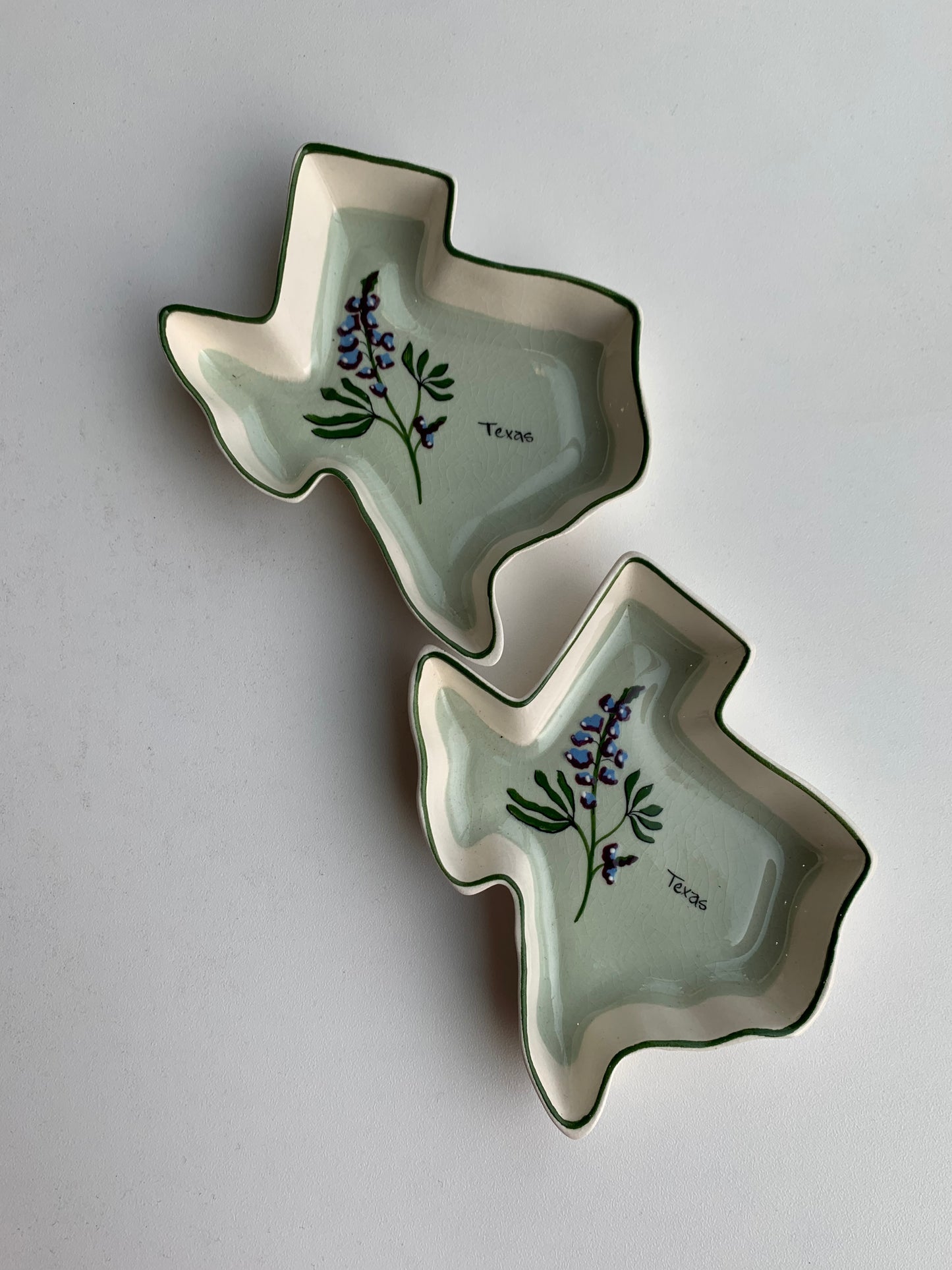 Vintage Texas Bluebonnet Dish