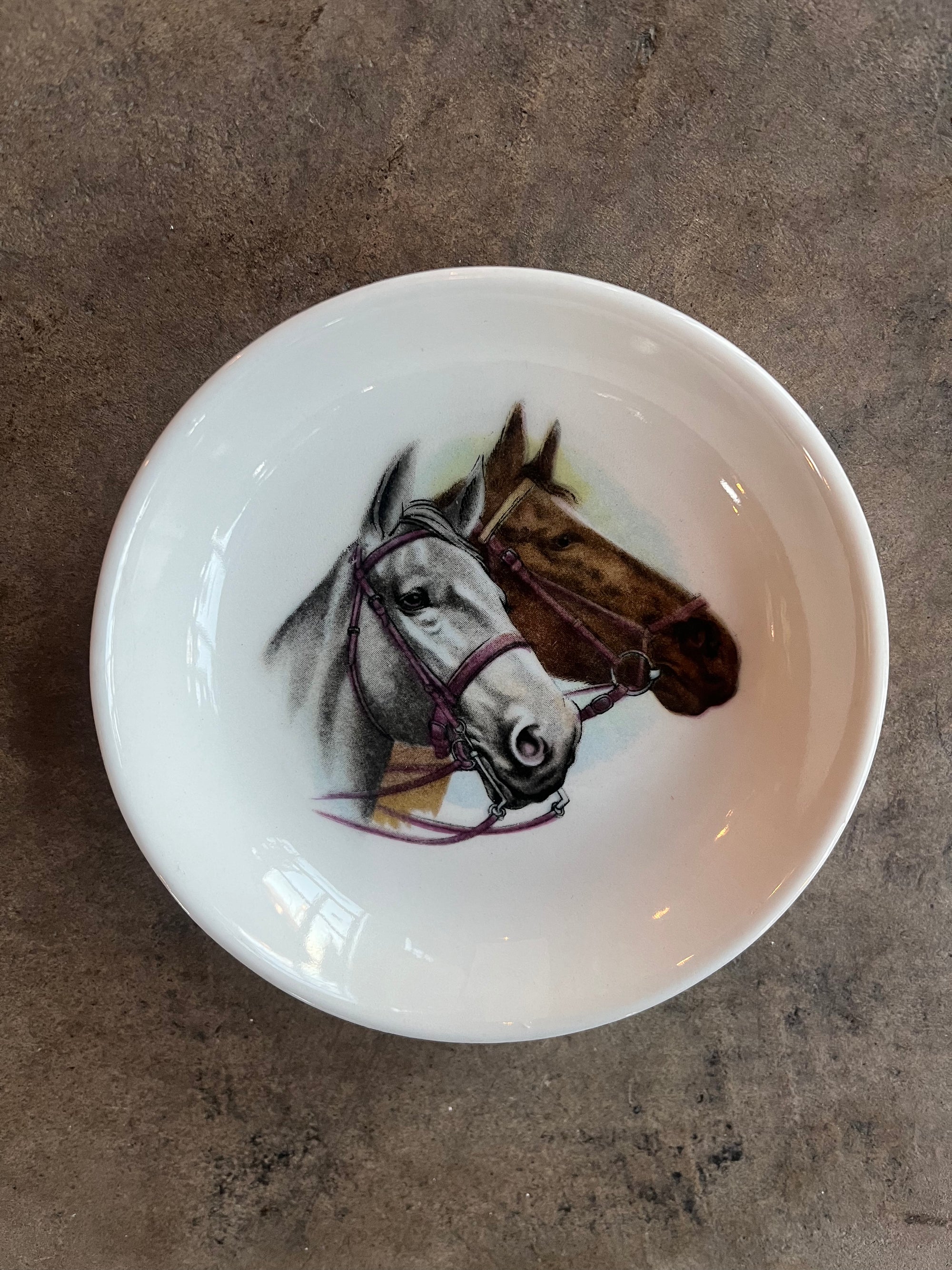 Porcelain Horse Dishes
