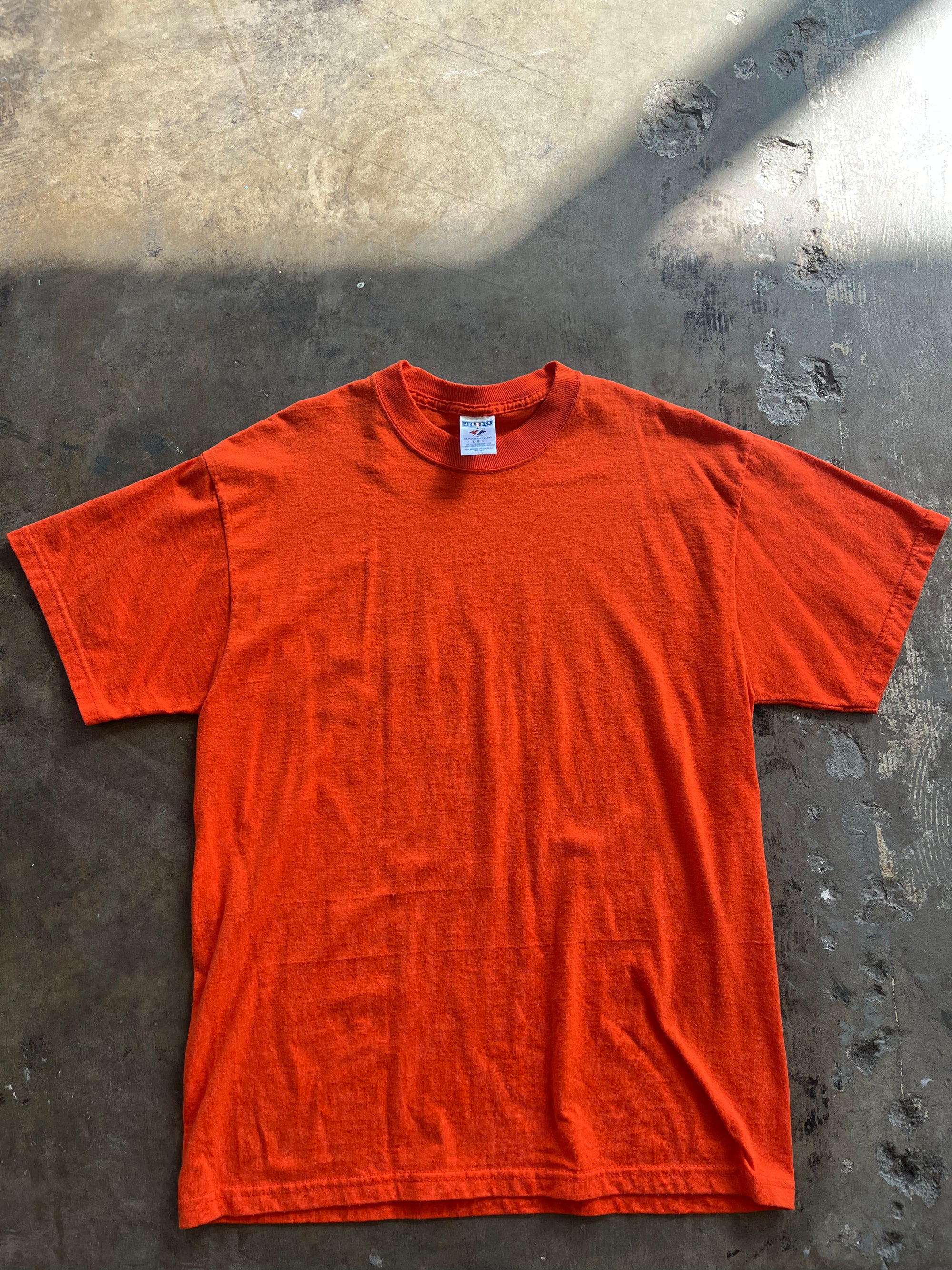 Jerzees Orange Crewneck Tee