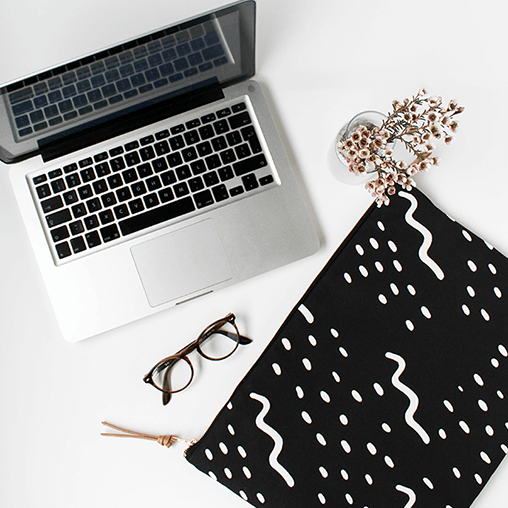 Waves Black Laptop Sleeve