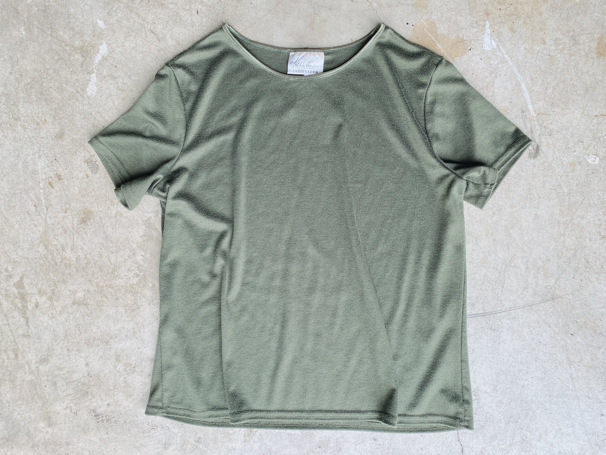 Vintage Kathy Lee Collection Olive Tee