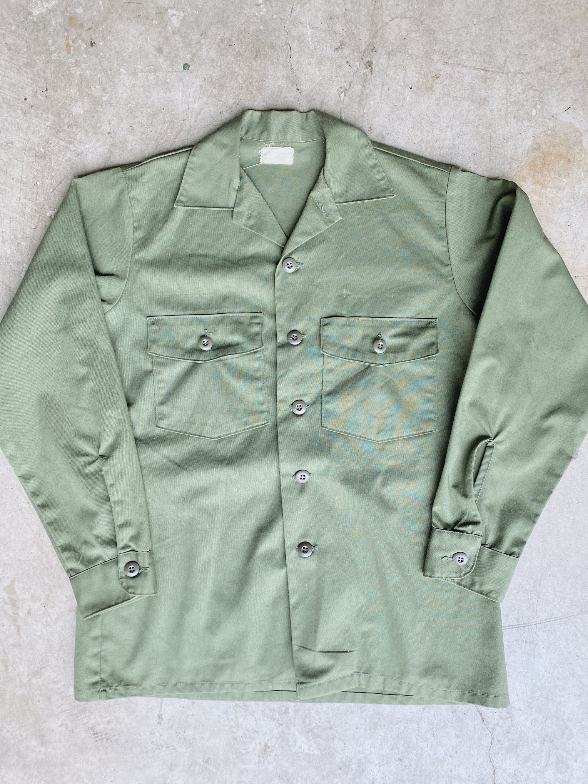 Vintage Military Button Up