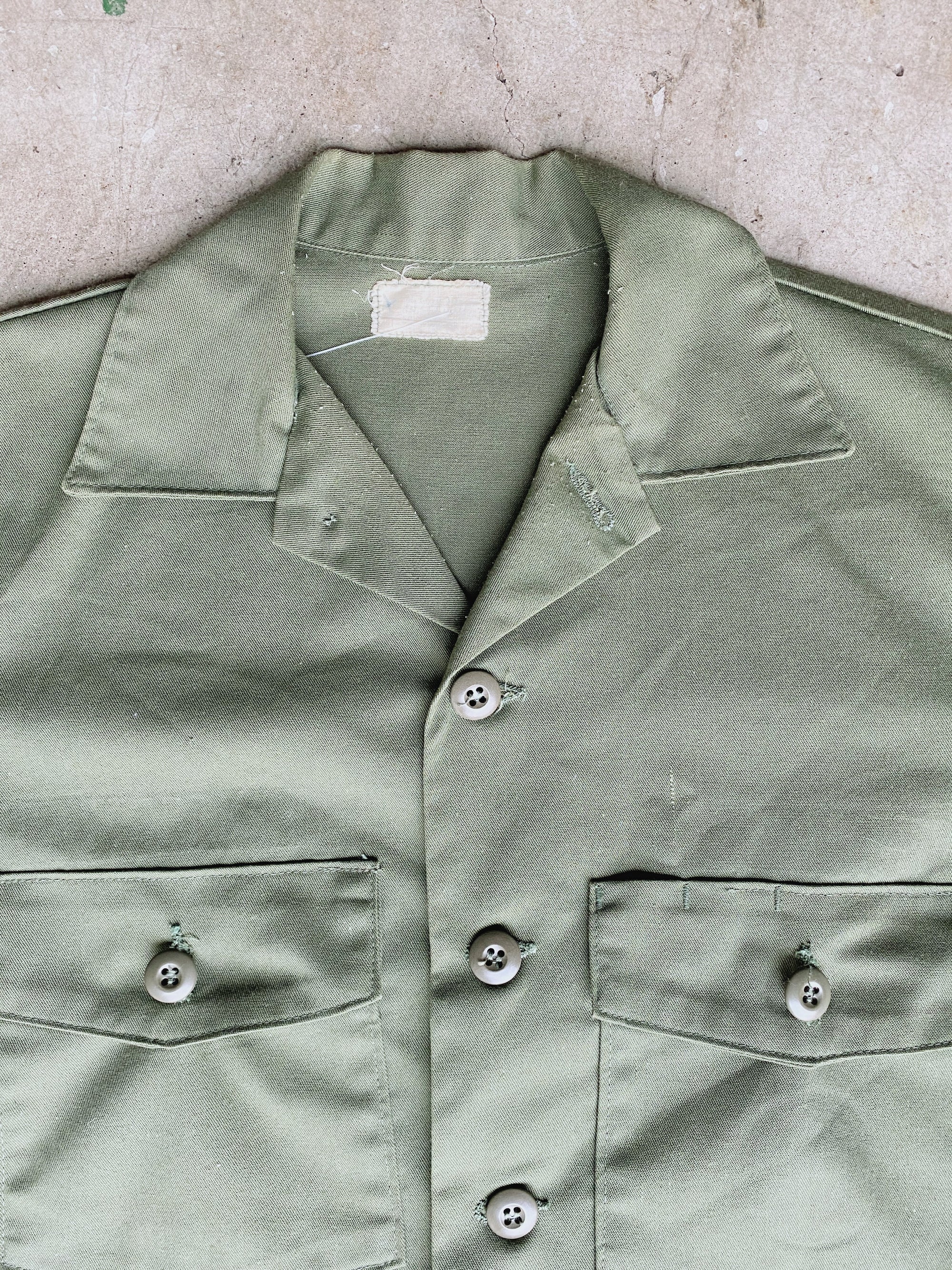 Vintage Military Button Up