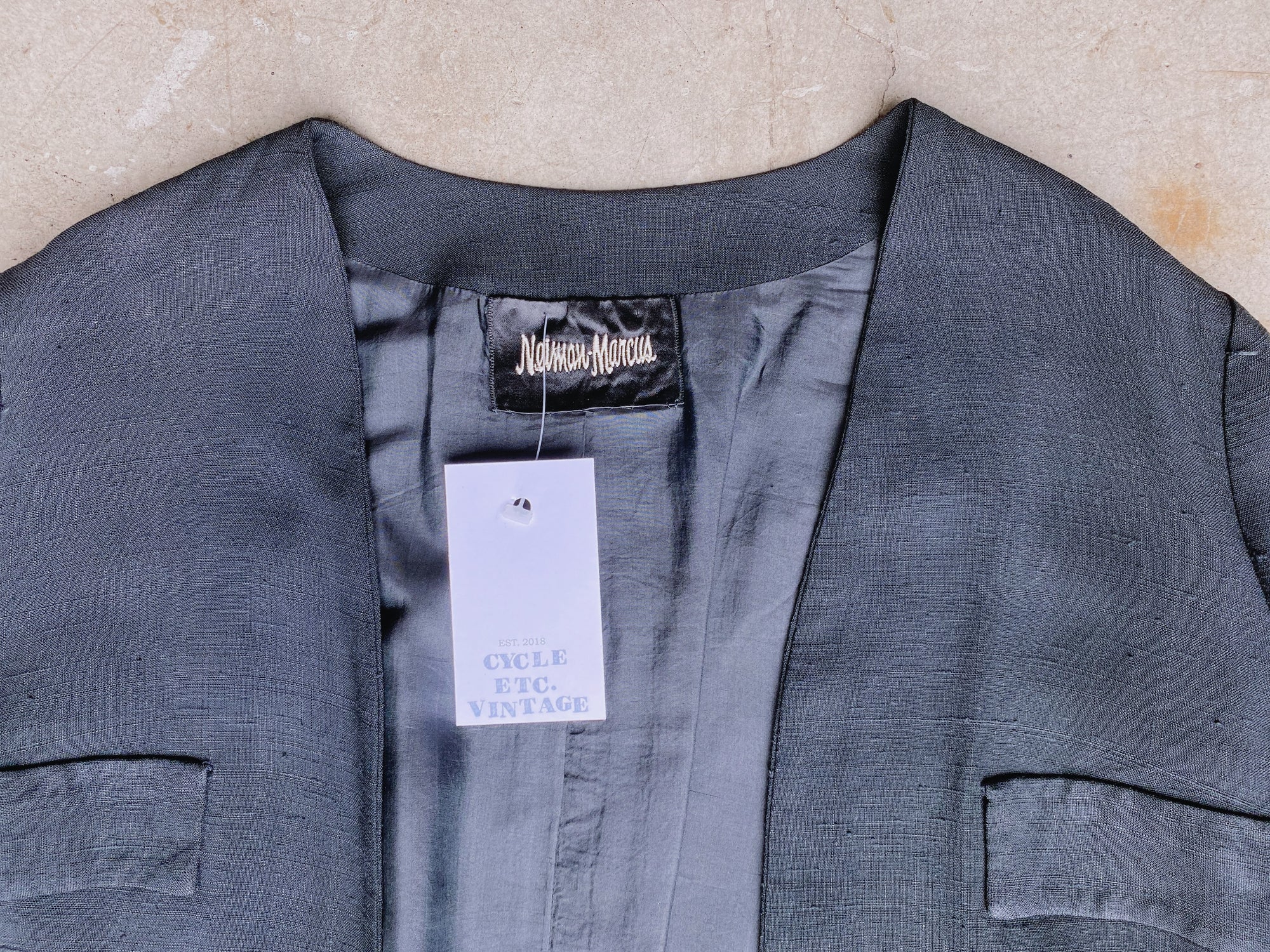 Vintage Neiman Marcus Silk Jacket