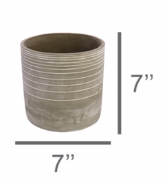 Paso Linear Cement Pot