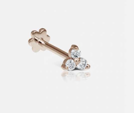 Mariah Tash Diamond Trinity Threaded Stud