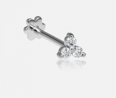 Mariah Tash Diamond Trinity Threaded Stud