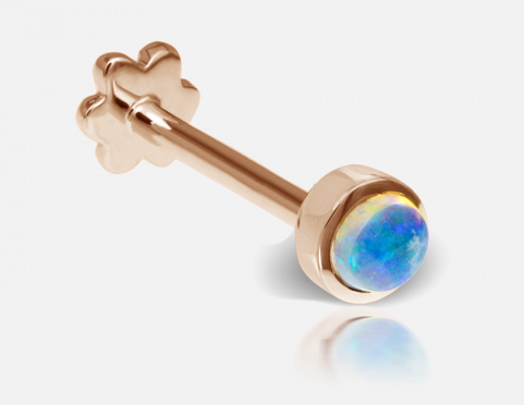 Maria Tash Opal Threaded Stud