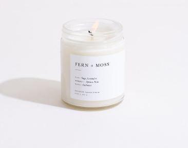 Fern + Moss Minimalist Candle
