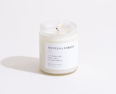 Montana Forest Minimalist Candle