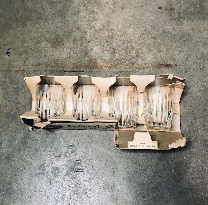 1960s Crystal Juice Glasses