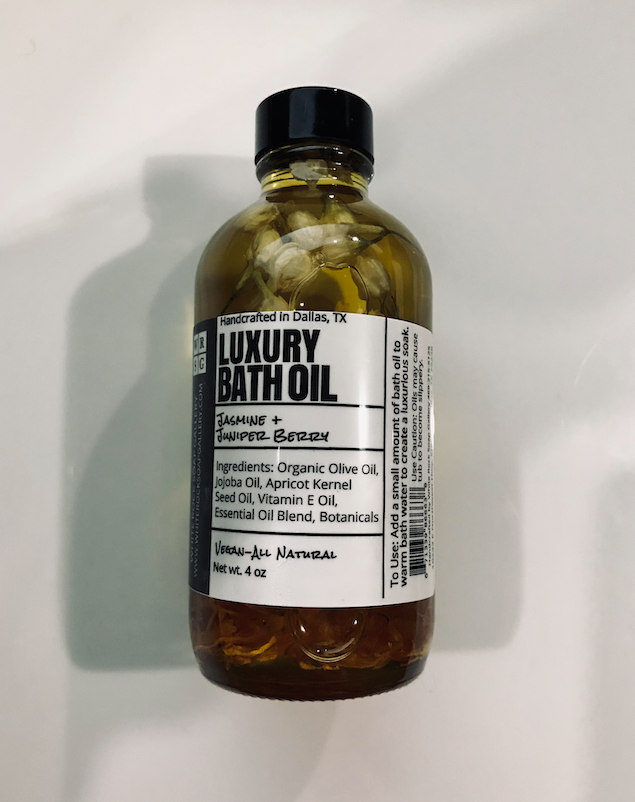 Luxury Bath Oil-Jasmine & Juniper Berry
