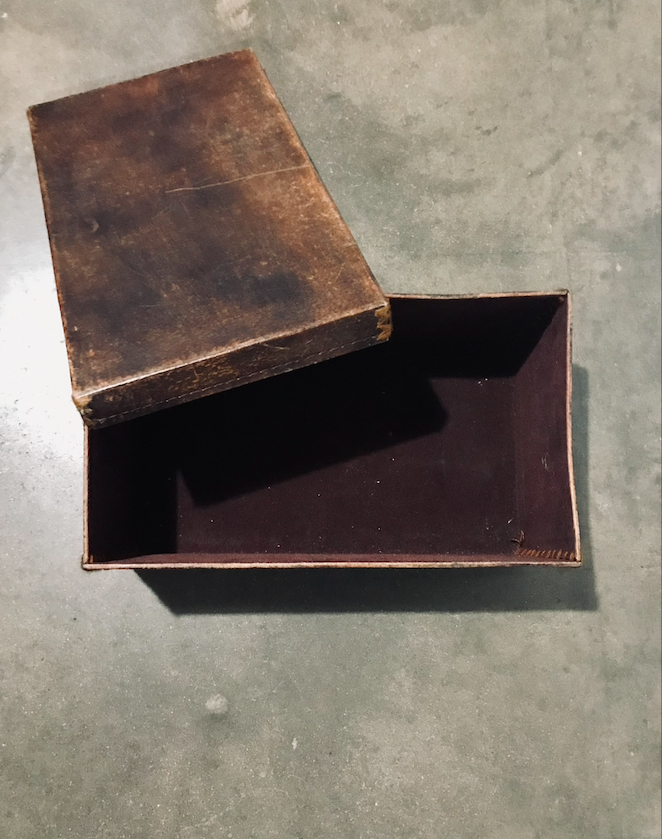 Leather Wrapped Storage Box