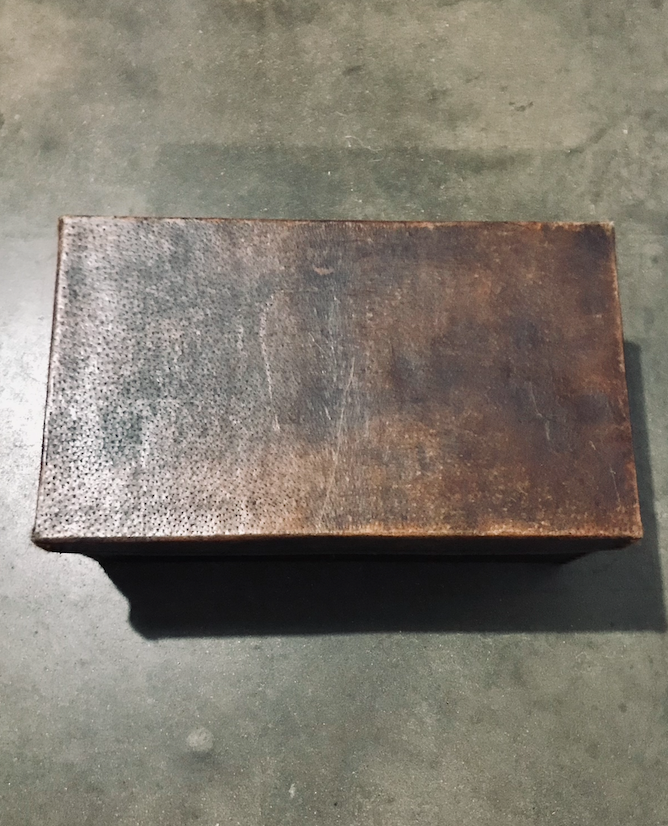 Leather Wrapped Storage Box