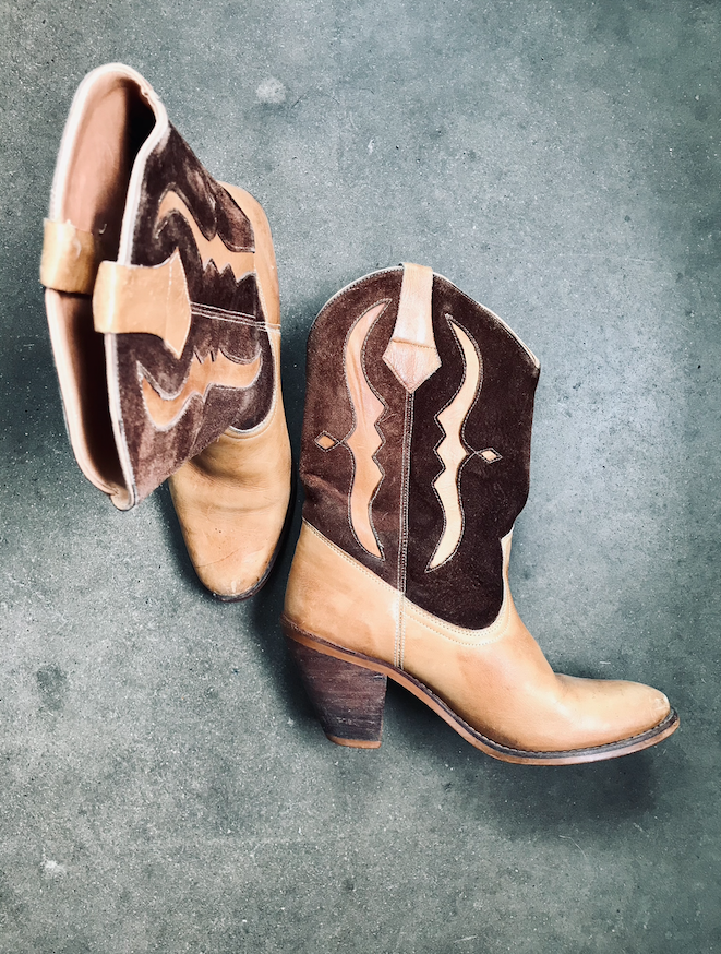 Brander Vintage Camel/Dark Brown Boots
