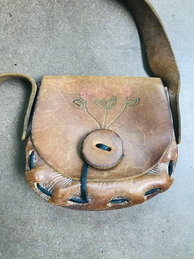 Vintage Boho Leather Handbag